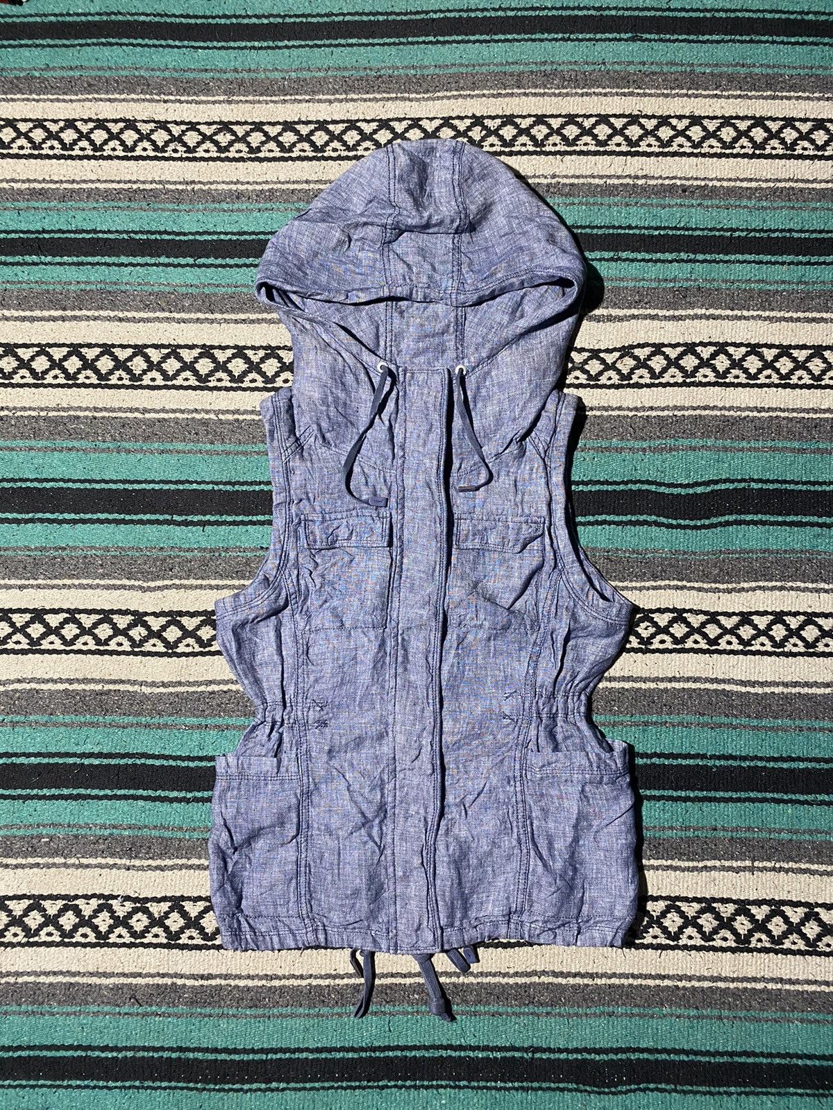 If Six Was Nine 2000s GOA - Vest Hooded Size US S / EU 44-46 / 1 - 2 Thumbnail