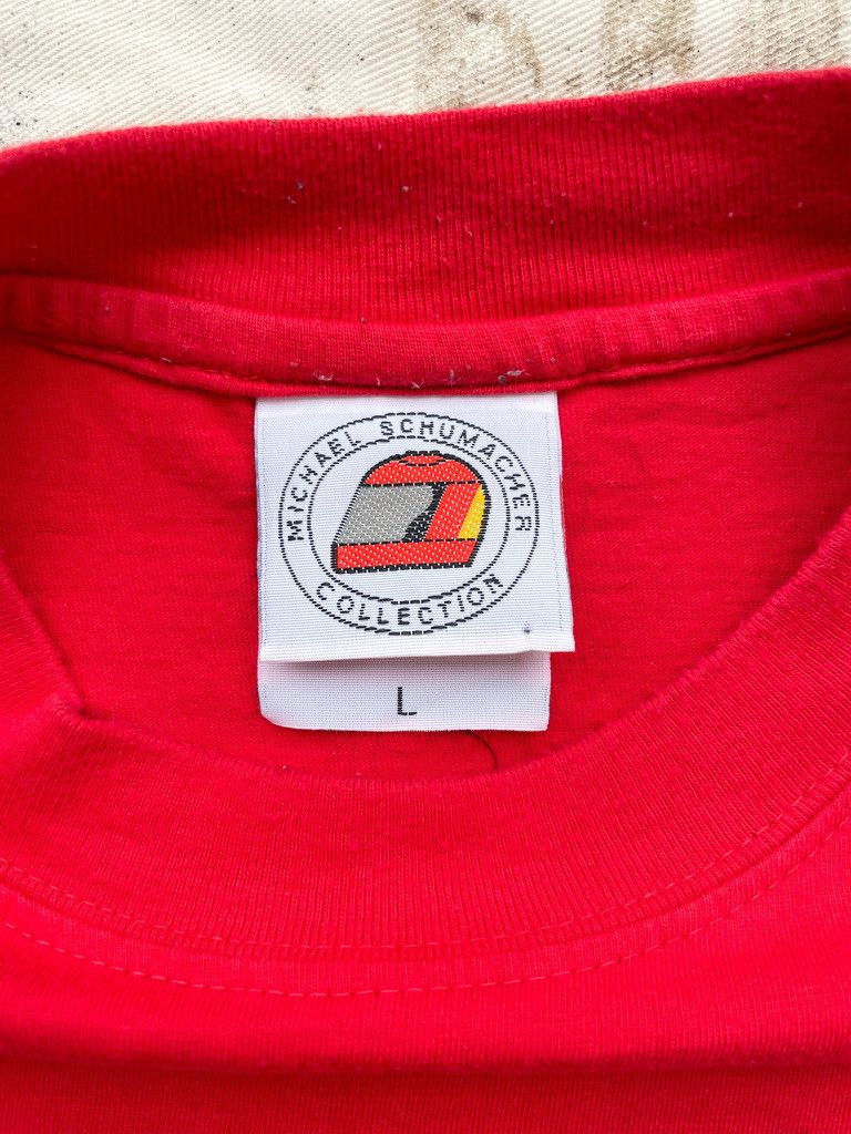 Vintage Y2K Michael Schumacher 3- Time F1 World Champion T- Shirt Size US L / EU 52-54 / 3 - 3 Thumbnail