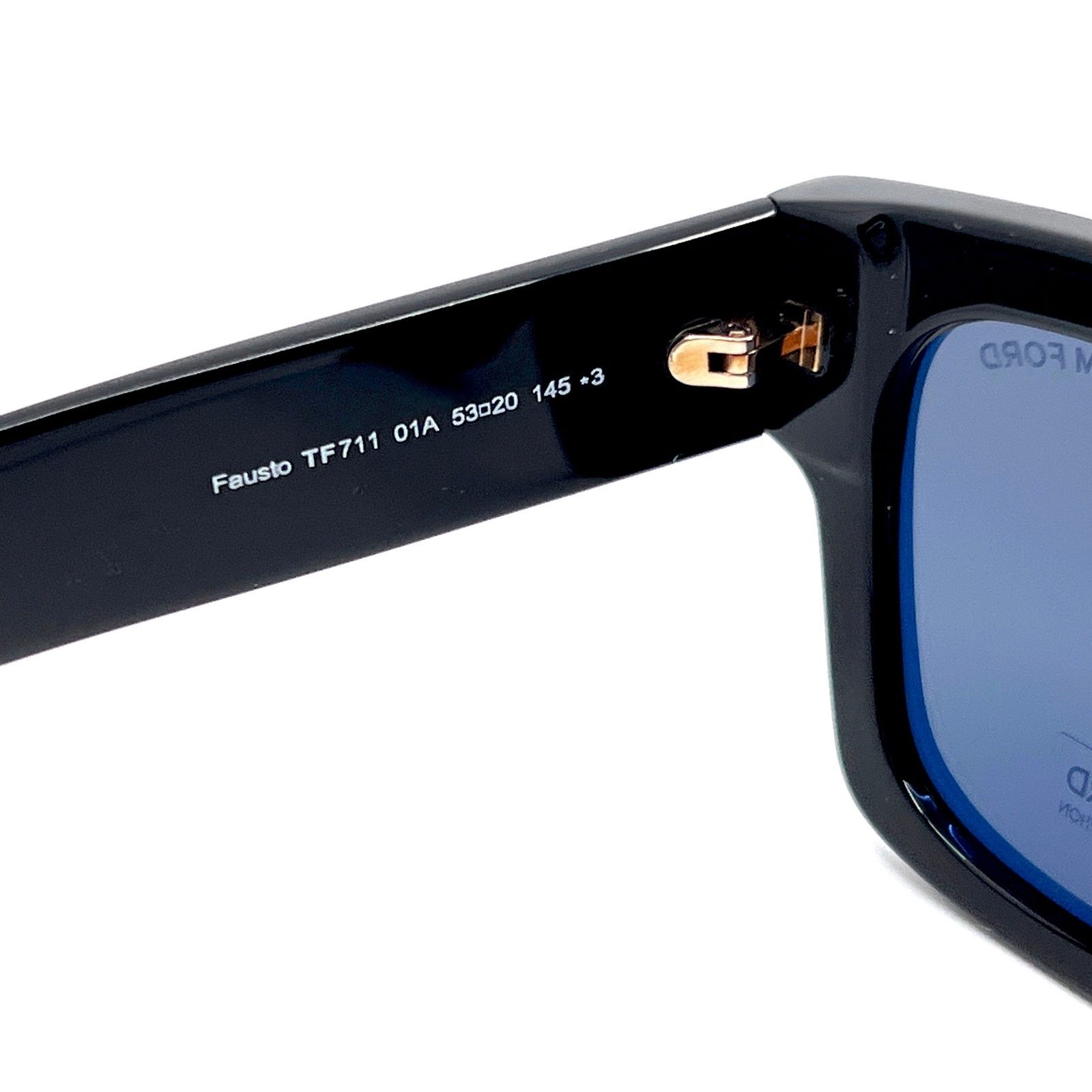 Tom Ford New,TOM FORD Fausto Sunglasses TF711 01A Authentic Size ONE SIZE - 12 Thumbnail