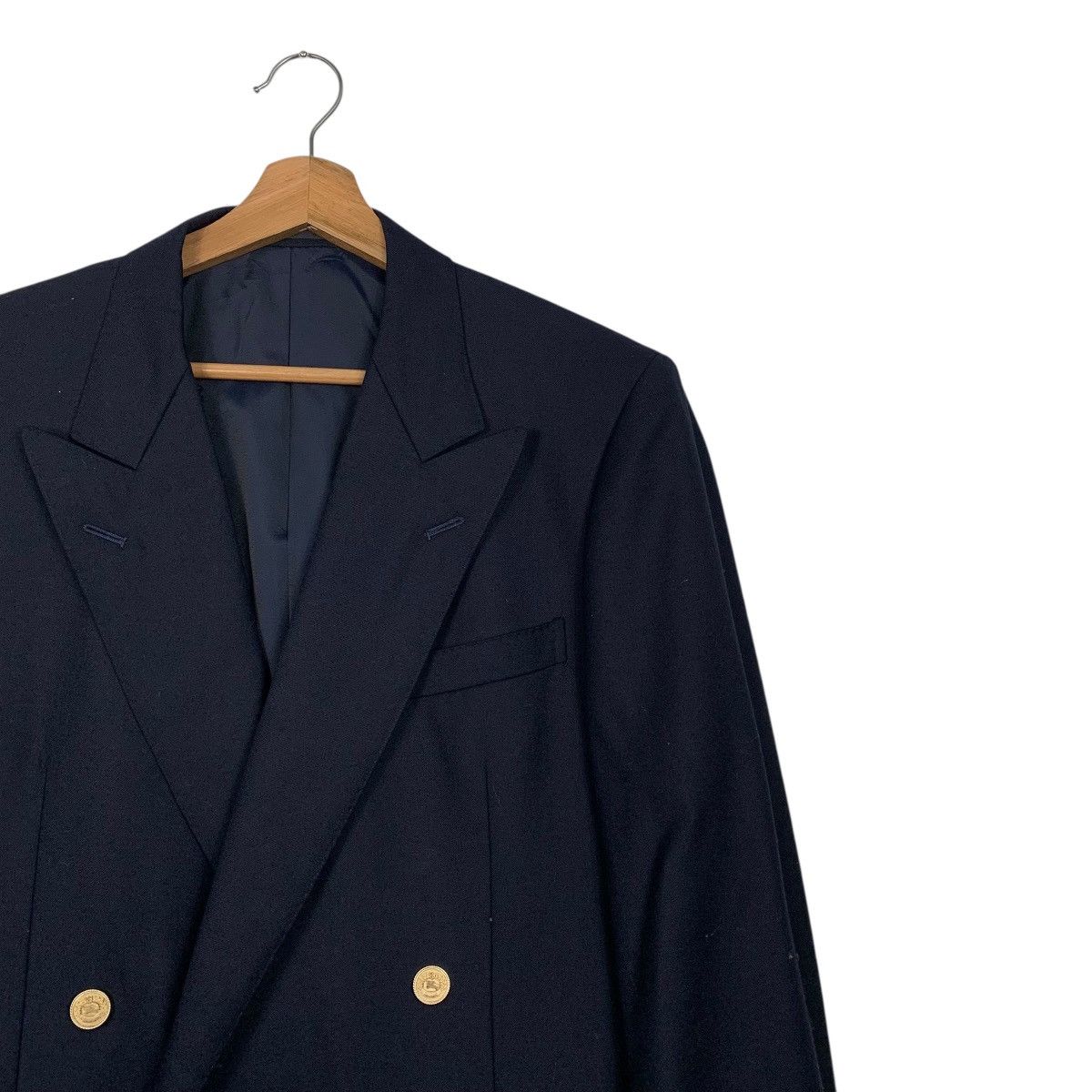 Burberry Vintage Burberrys Double Breasted Blazer Jacket Size US M / EU 48-50 / 2 - 5 Thumbnail