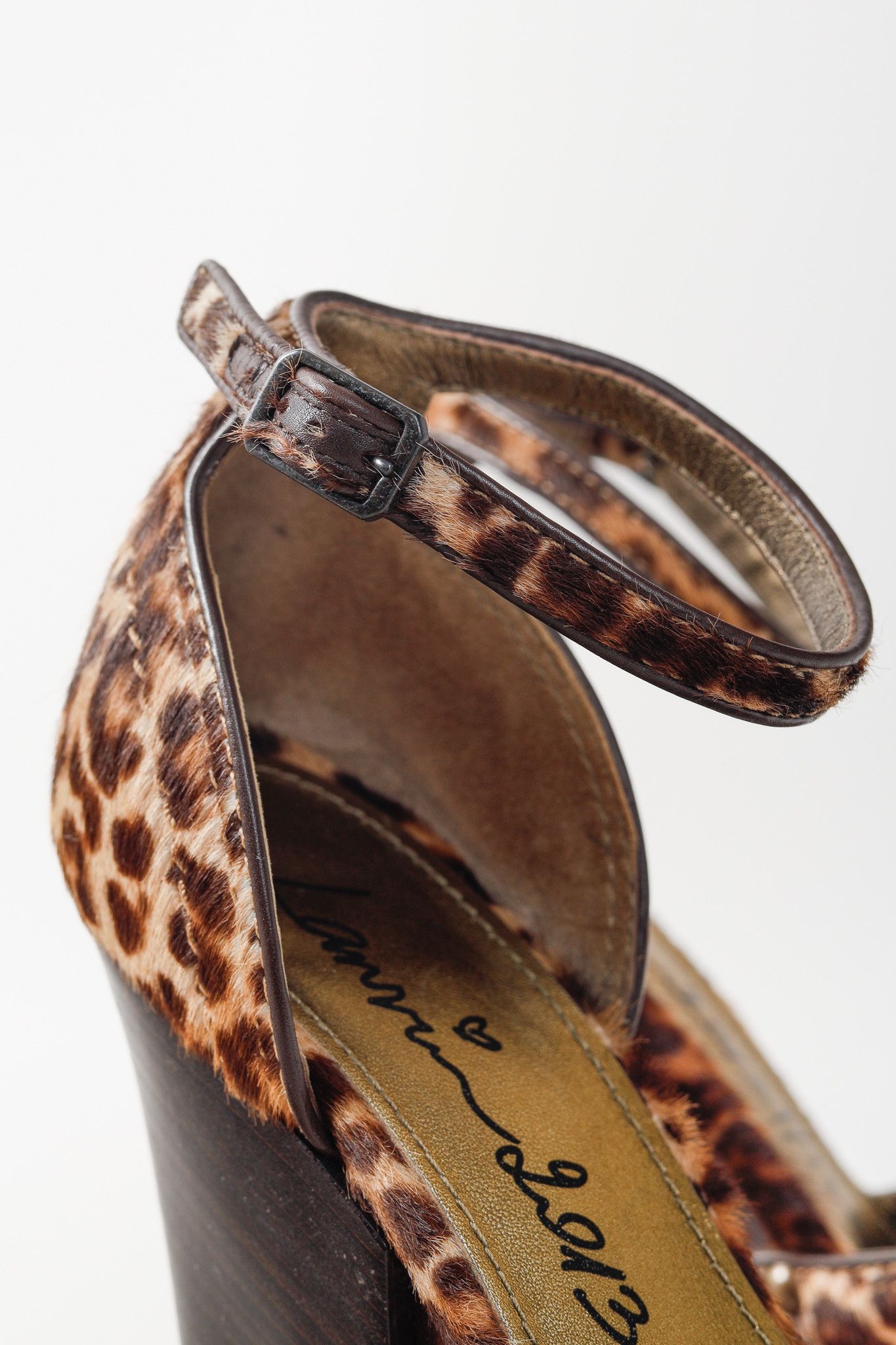 Lanvin Lanvin AW/13 Brown Leopard Pony Hair Platform Heels Size US 7 / IT 37 - 9 Thumbnail
