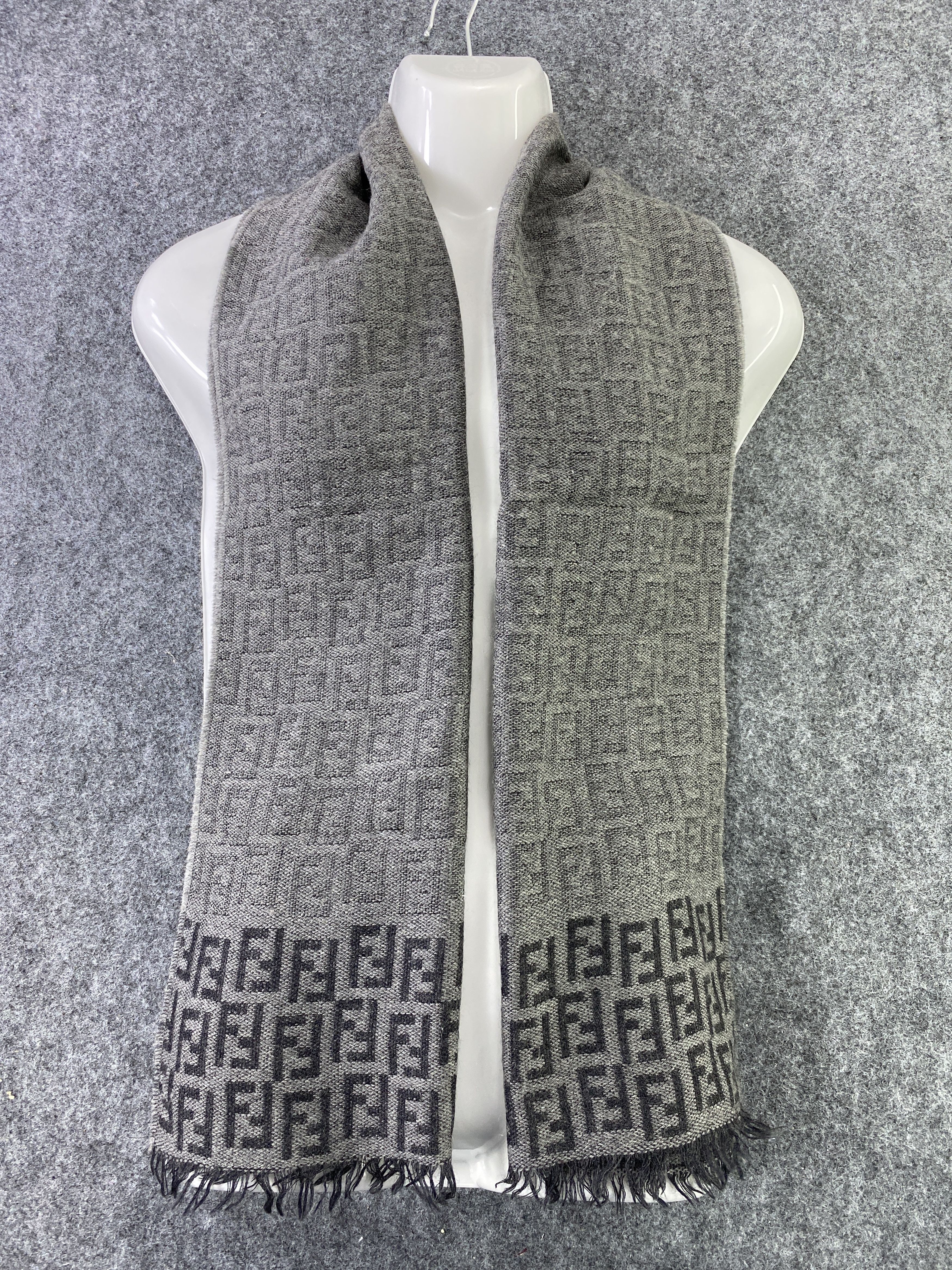Vintage Fendi Monogram Scarf/Muffler - T319 Size ONE SIZE - 1 Thumbnail