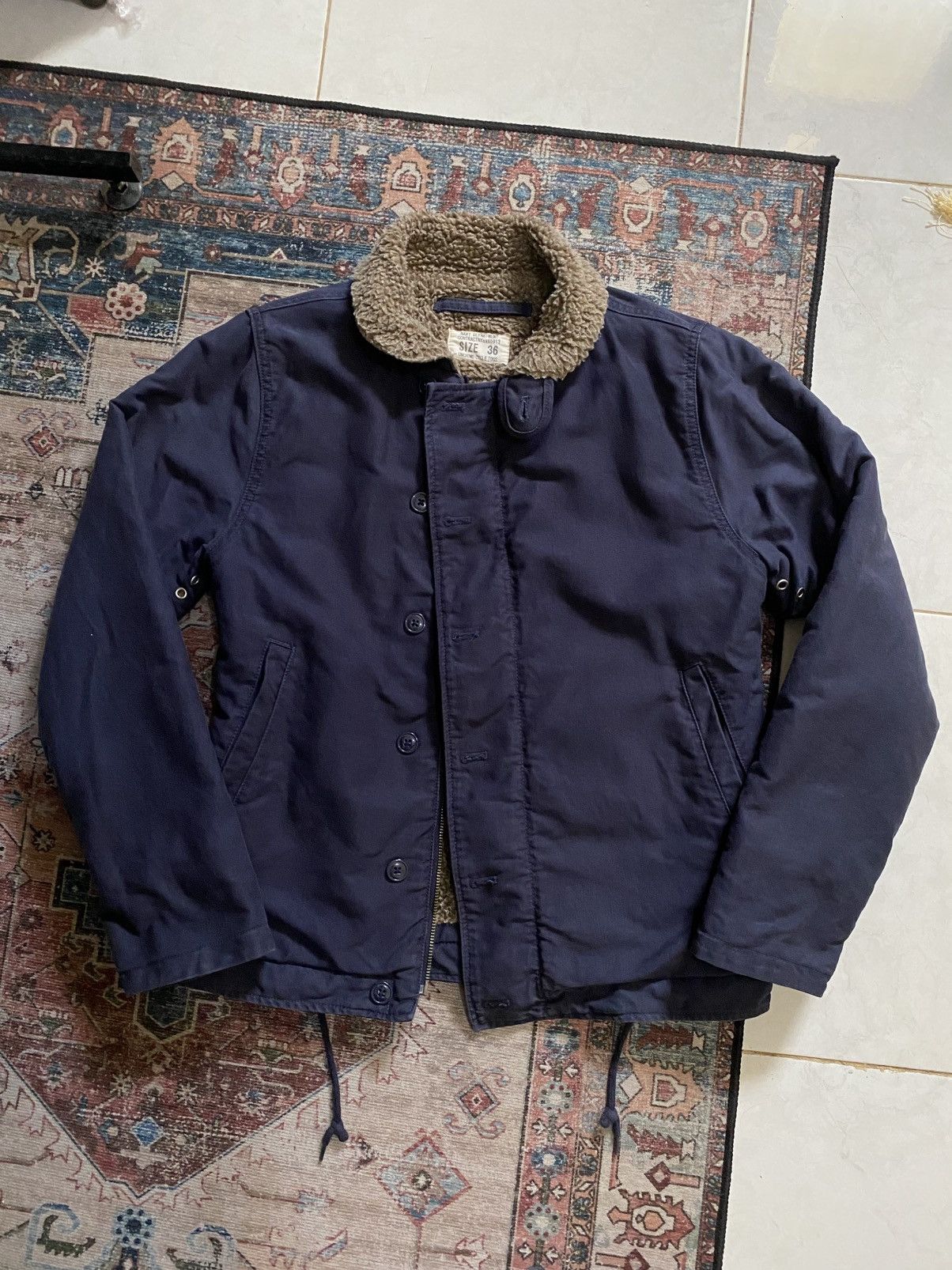 Vintage N-1 Deck Jacket US Navy uncrowd cycle togs Size US M / EU 48-50 / 2 - 1 Thumbnail