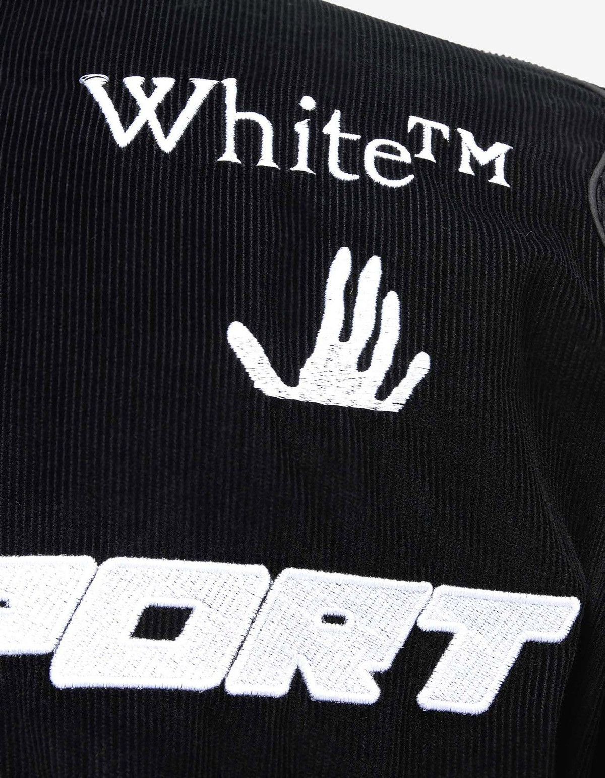 Off-White Off-White Black Corduroy Moto Jacket Size US L / EU 52-54 / 3 - 8 Thumbnail