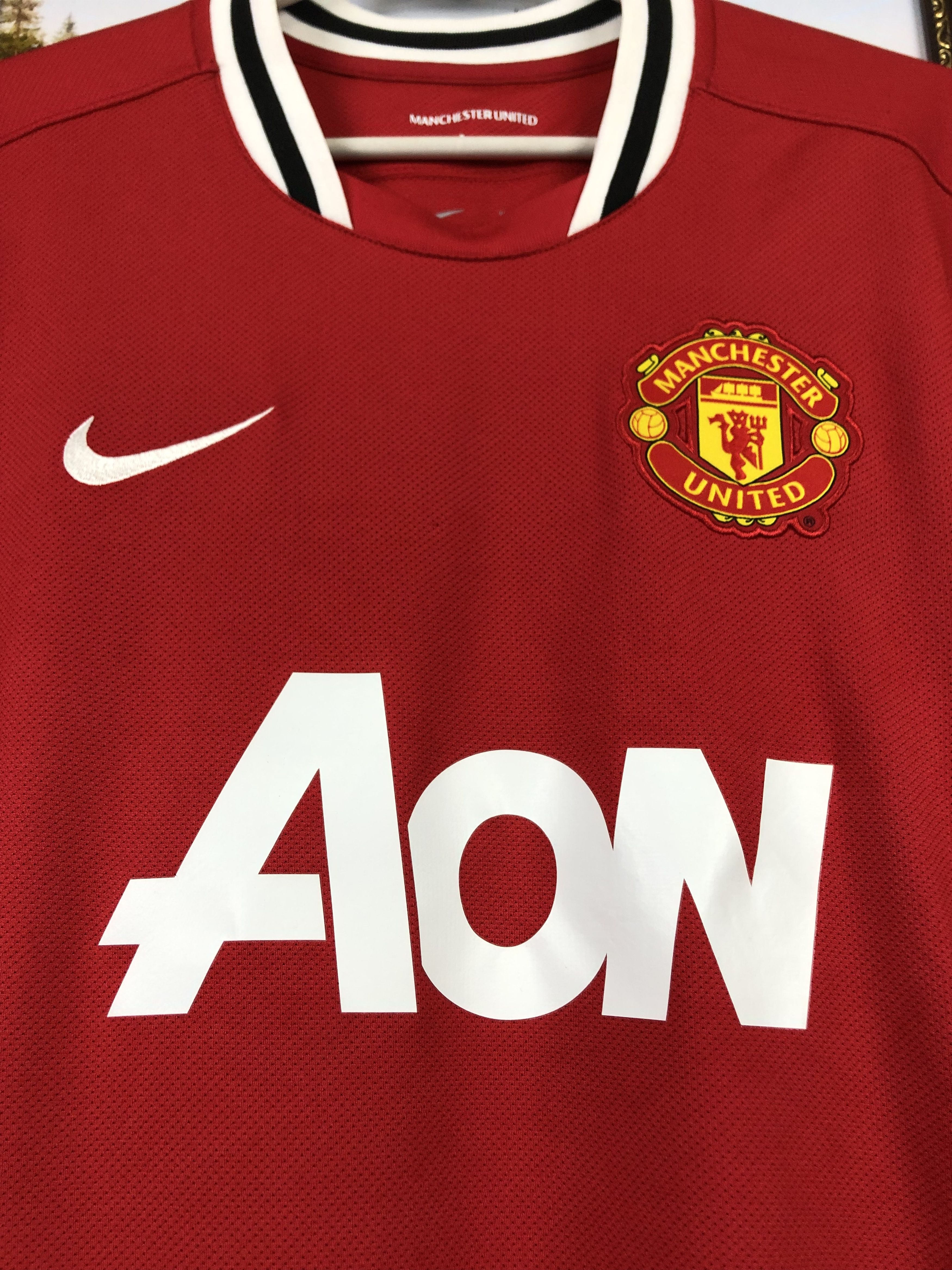 Nike Manchester United football shirt 2011 Long Sleeve Jersey Size US M / EU 48-50 / 2 - 6 Thumbnail
