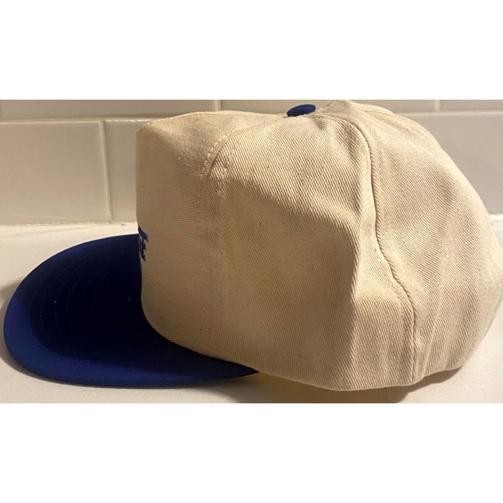 Vintage VINTAGE VTG USA MADE Manage Farm Seed AG Trucker Hat Snapback Cap Blue Adjustable Men Hat USA Trucker Hat Mens Size ONE SIZE - 2 Thumbnail