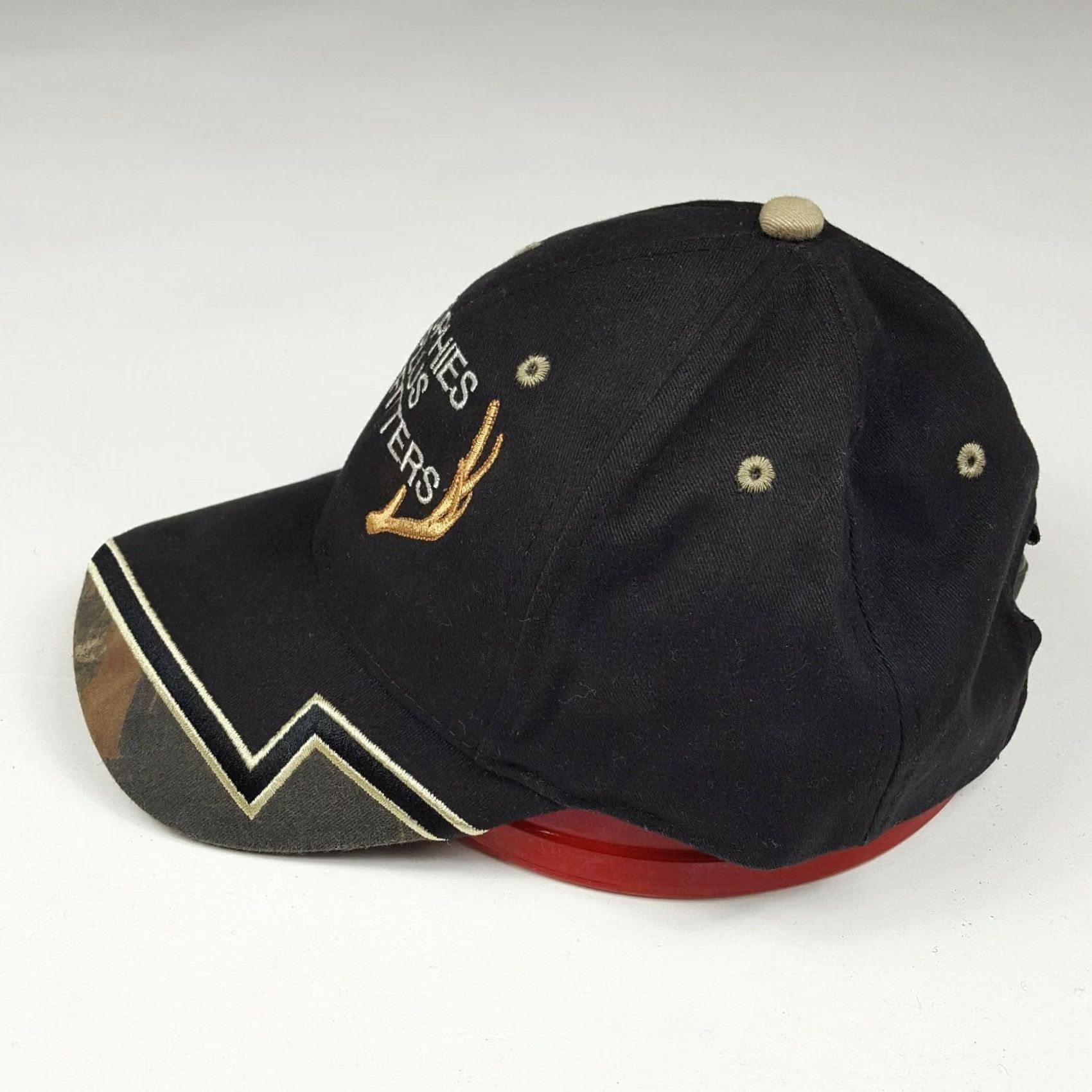 Vintage VINTAGE Deer Hunting Plus Outdoor Camo Black Snapback Adjustable Cap Hat 90s Men OC Baseball Cap Strapback Brethable Embroidered Hat Size ONE SIZE - 5 Thumbnail