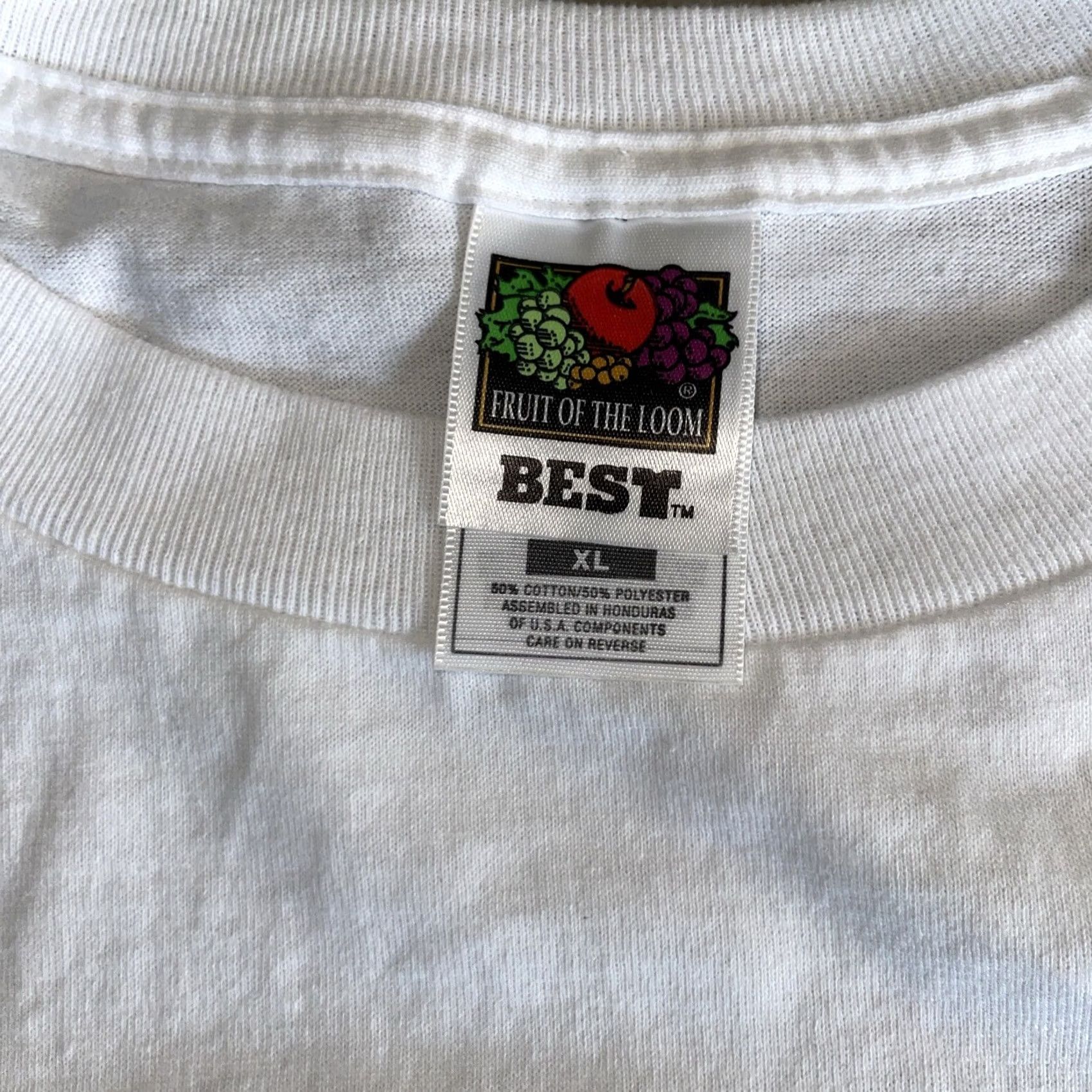 Fruit Of The Loom VINTAGE Fruit of the Loom Men’s XL T-Shirt White Coca Cola Enjoy Coke Shirt Adults XL White Coca-Cola 90s Classic Soda Logo Vintage Mens Size US XL / EU 56 / 4 - 4 Thumbnail