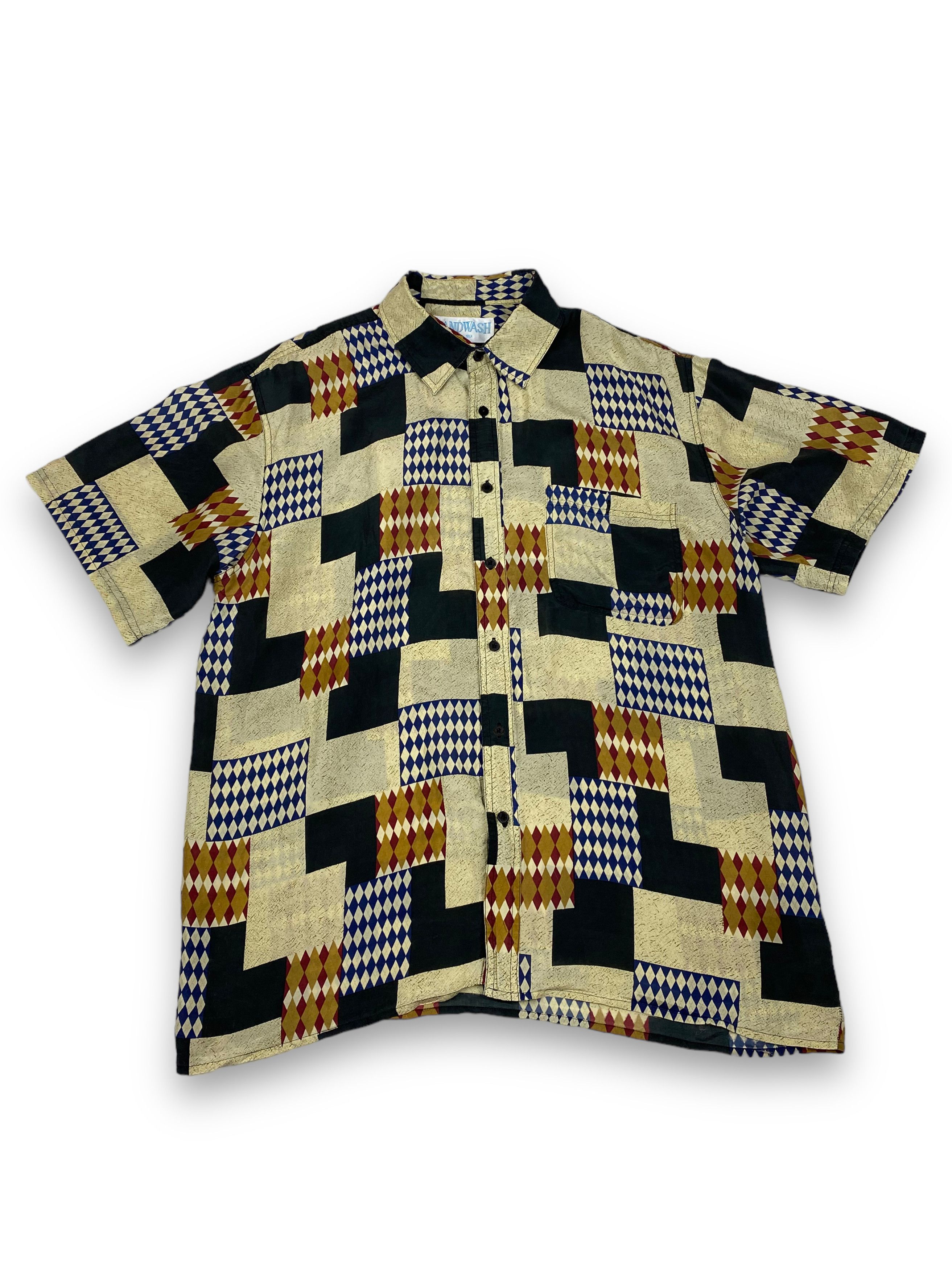 Other !90s Vintage SANDWASH 100% Silk Button Up Shirt M678 Size US L / EU 52-54 / 3 - 1 Thumbnail