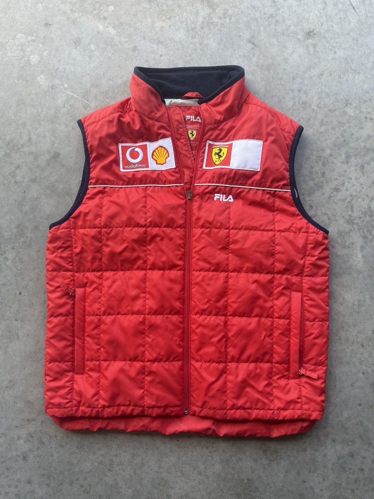 Vintage Formula 1 Ferrari Fila Vest F1 Rare