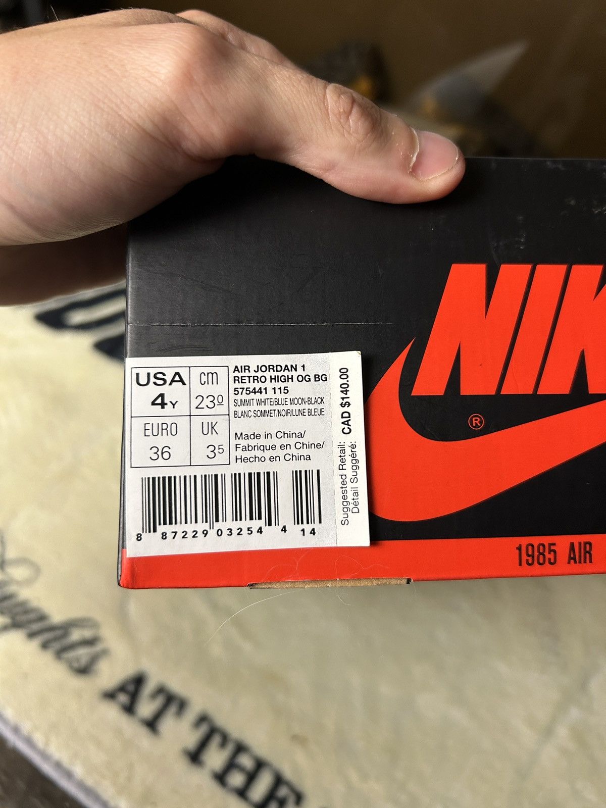 Jordan Brand Jordan 1 blue moon Size US 5.5 / IT 35.5 - 3 Thumbnail
