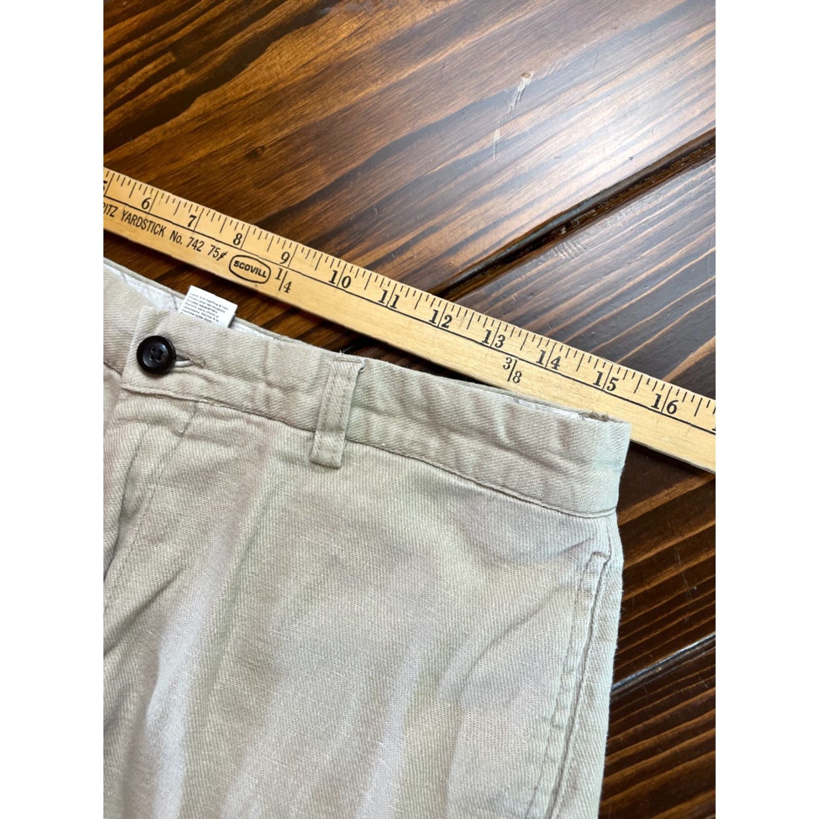 Chaps Chaps Shorts, Men's Size 32, Denim, Black, Pockets, Flat Front, Regular Fit, Casual Size US 32 / EU 48 - 5 Thumbnail