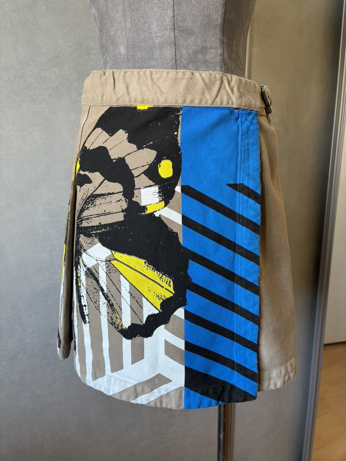 Dior Christian Dior Graphic Cotton Wrap Skirt, Made in Italy Size 26" / US 2 / IT 38 - 1 Thumbnail