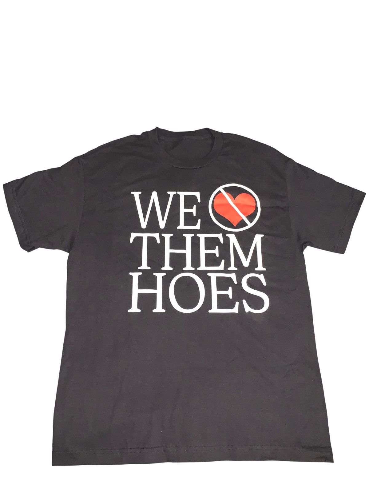 Vintage We Don’t Love Them Hoes Y2K style quote T-shirt remake Size US XL / EU 56 / 4 - 2 Thumbnail