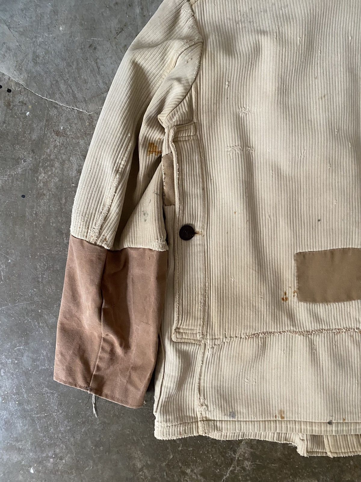 Vintage Vintage 1950s French Hunting Jacket Remake Patchwork Kapital Size US M / EU 48-50 / 2 - 7 Thumbnail