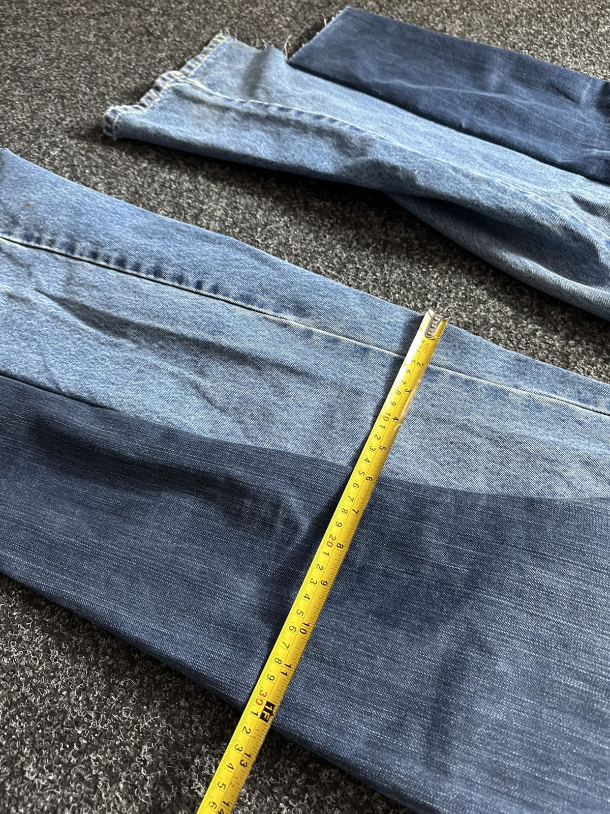 If Six Was Nine × Levi's 🚨GRAIL CUSTOM DENIM JEANS 2in1 ULTRA BAGGY Y2K JAPANESE STYL Size US 32 / EU 48 - 18 Thumbnail