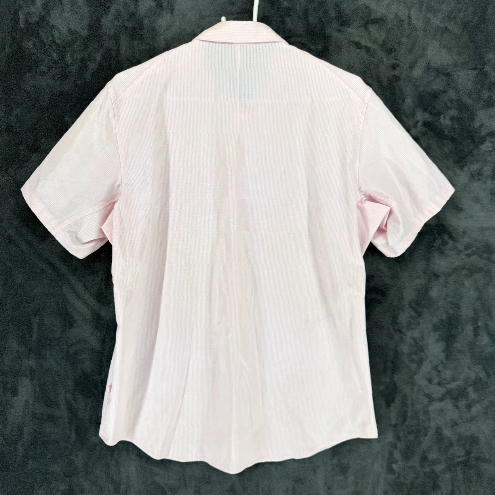Lululemon Lululemon Mens Pink Micro Check Short Sleeve Button Down Shirt XL Size US XL / EU 56 / 4 - 6 Thumbnail
