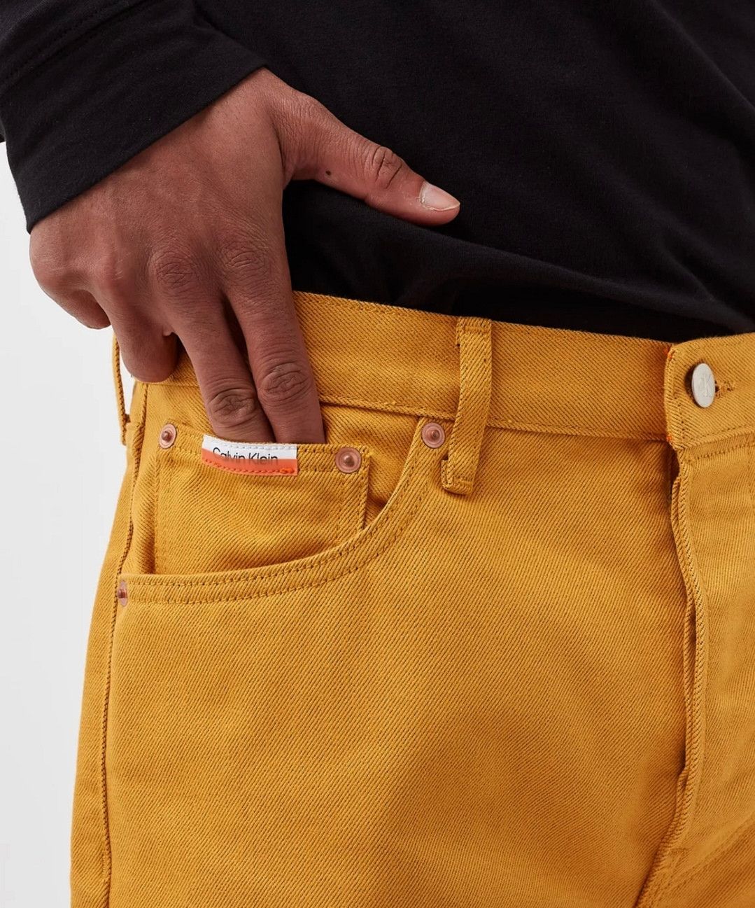 Calvin Klein × Heron Preston Rusty yellow jeans Size US 30 / EU 46 - 2 Thumbnail