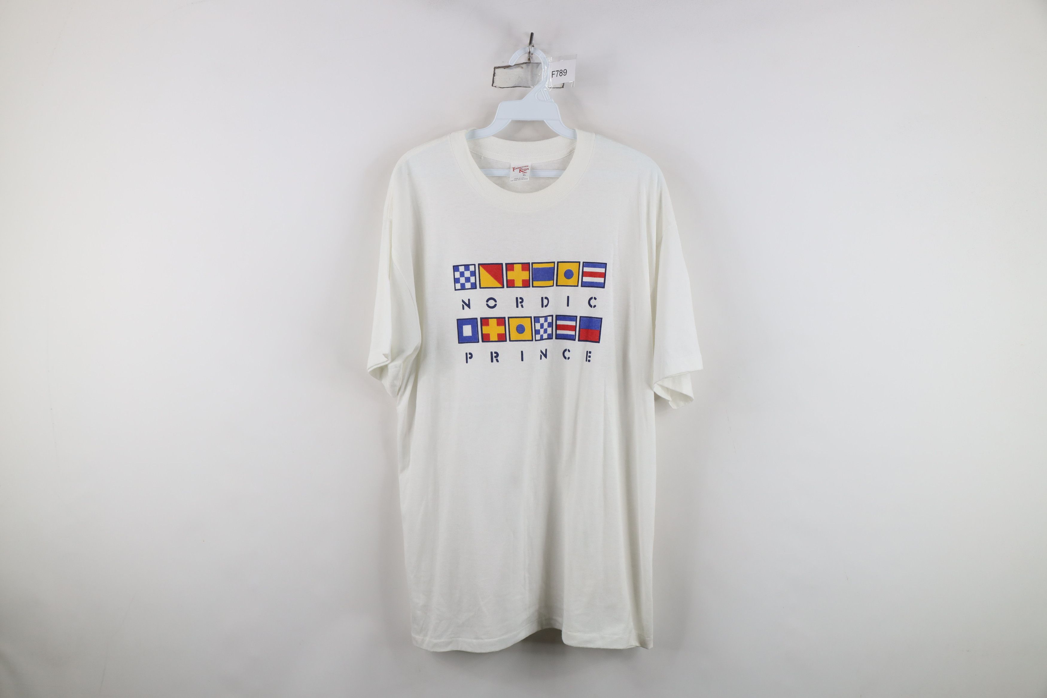 Vintage Vintage 80s 90s Streetwear Nordic Prince Sailing T-Shirt USA Size US XL / EU 56 / 4 - 1 Thumbnail