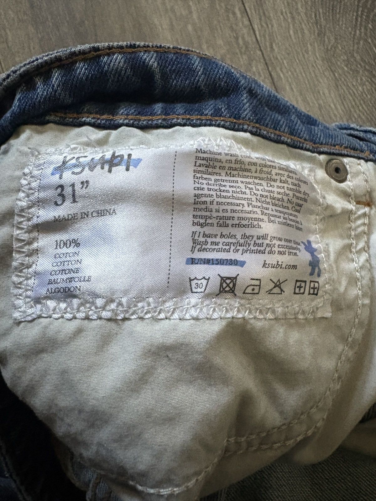 Ksubi Ksubi Slim Jeans Size US 31 - 4 Thumbnail