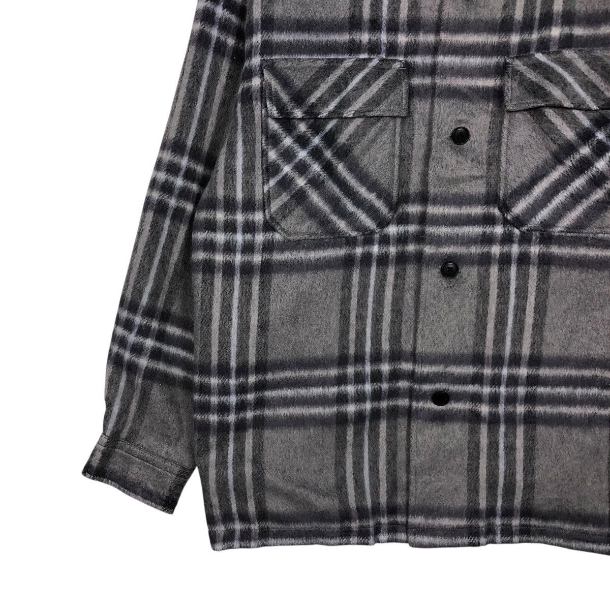Japanese Brand 📌Vintage Wool Button Jacket GU Japan Tartan Issey Miyake Size US L / EU 52-54 / 3 - 5 Thumbnail