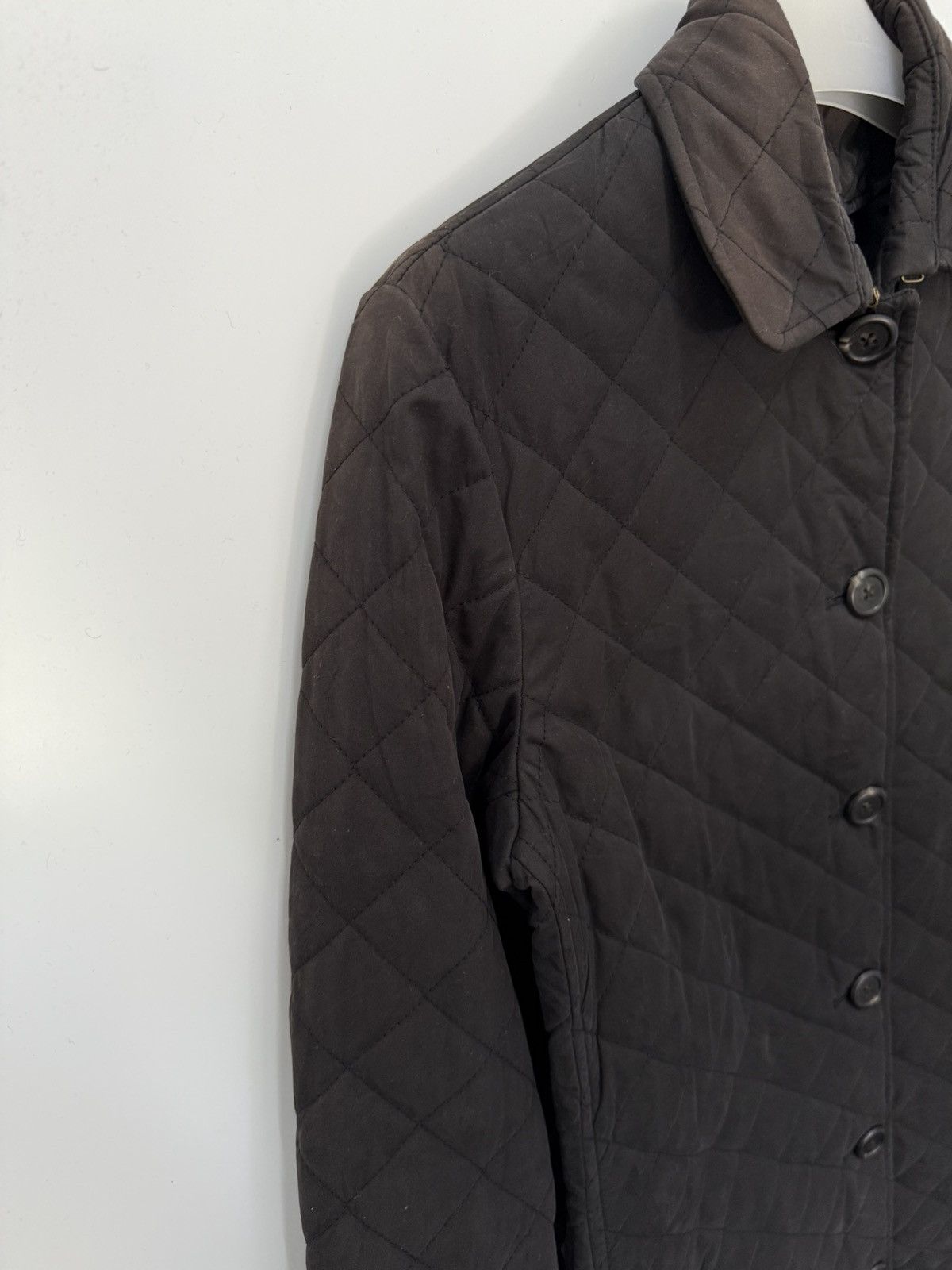 Lauren Ralph Lauren 🔥 Vintage Ralph Lauren Faded Black Quilted Long Jacket - S Size S / US 4 / IT 40 - 5 Thumbnail