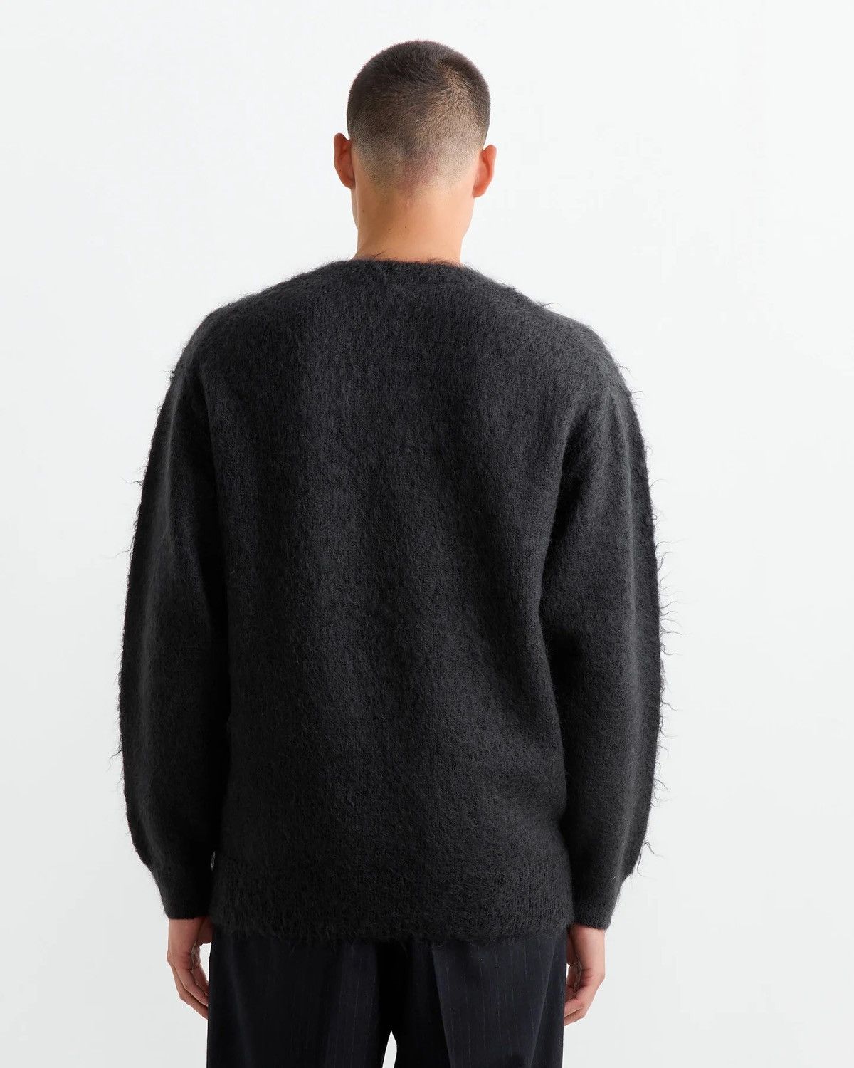 Auralee Auralee Mohair Ink Black Sweater Size 3 Size US L / EU 52-54 / 3 - 6 Thumbnail