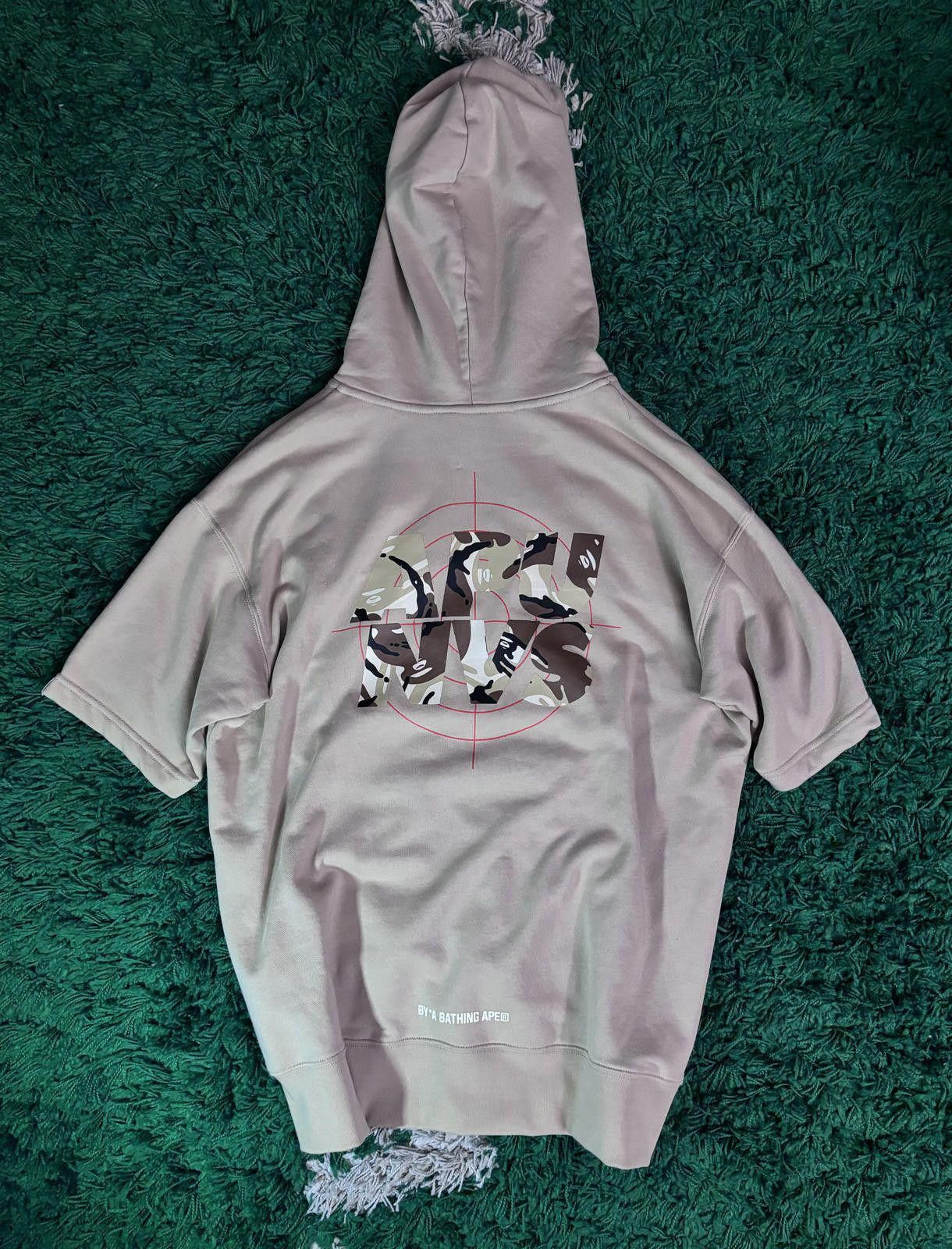Aape AAPE by BAPE Short-Sleeve Hoodie Size US M / EU 48-50 / 2 - 3 Thumbnail