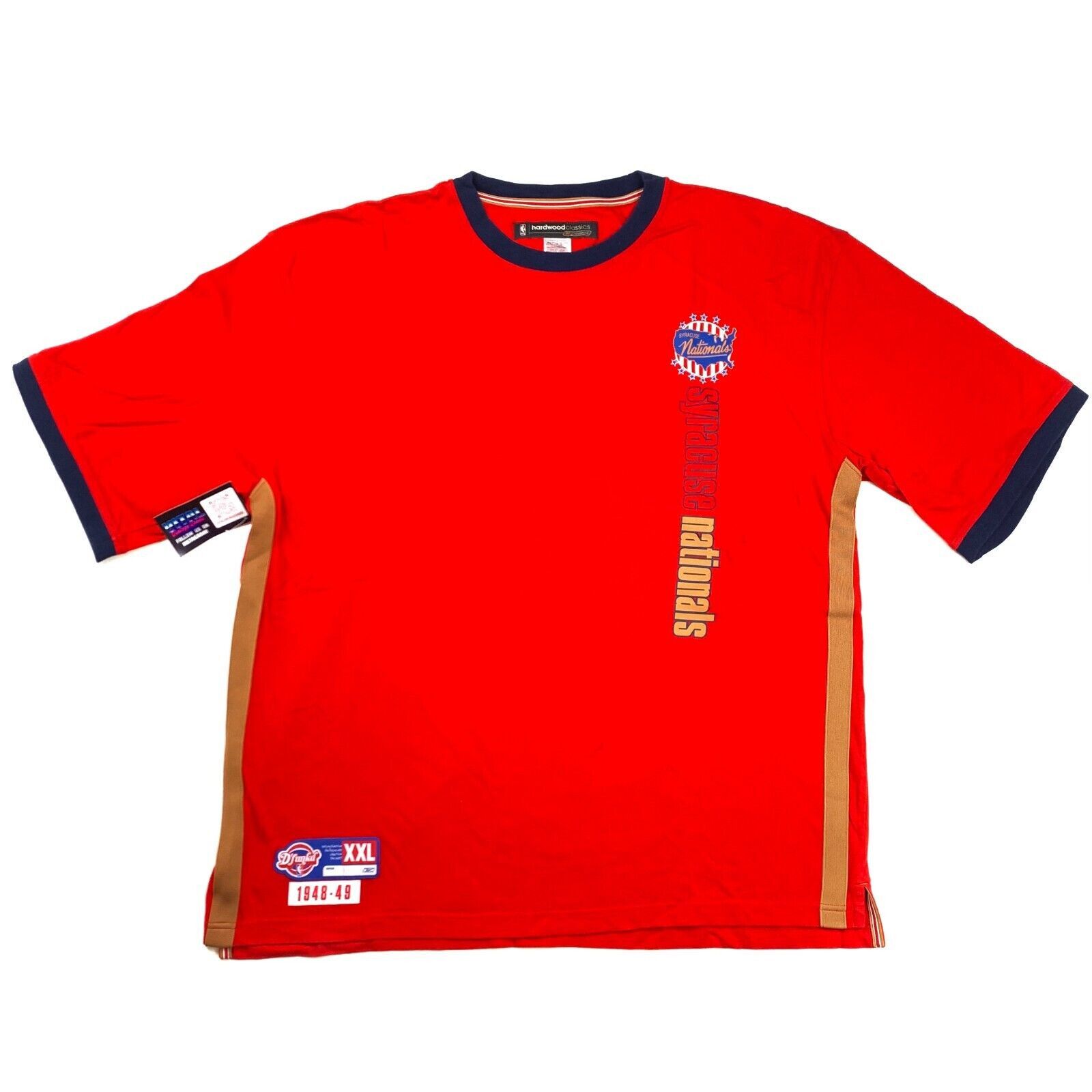 Reebok × Vintage Syracuse Nationals Reebok Hardwood Classics Jersey Tee XXL Size US XXL / EU 58 / 5 - 1 Thumbnail