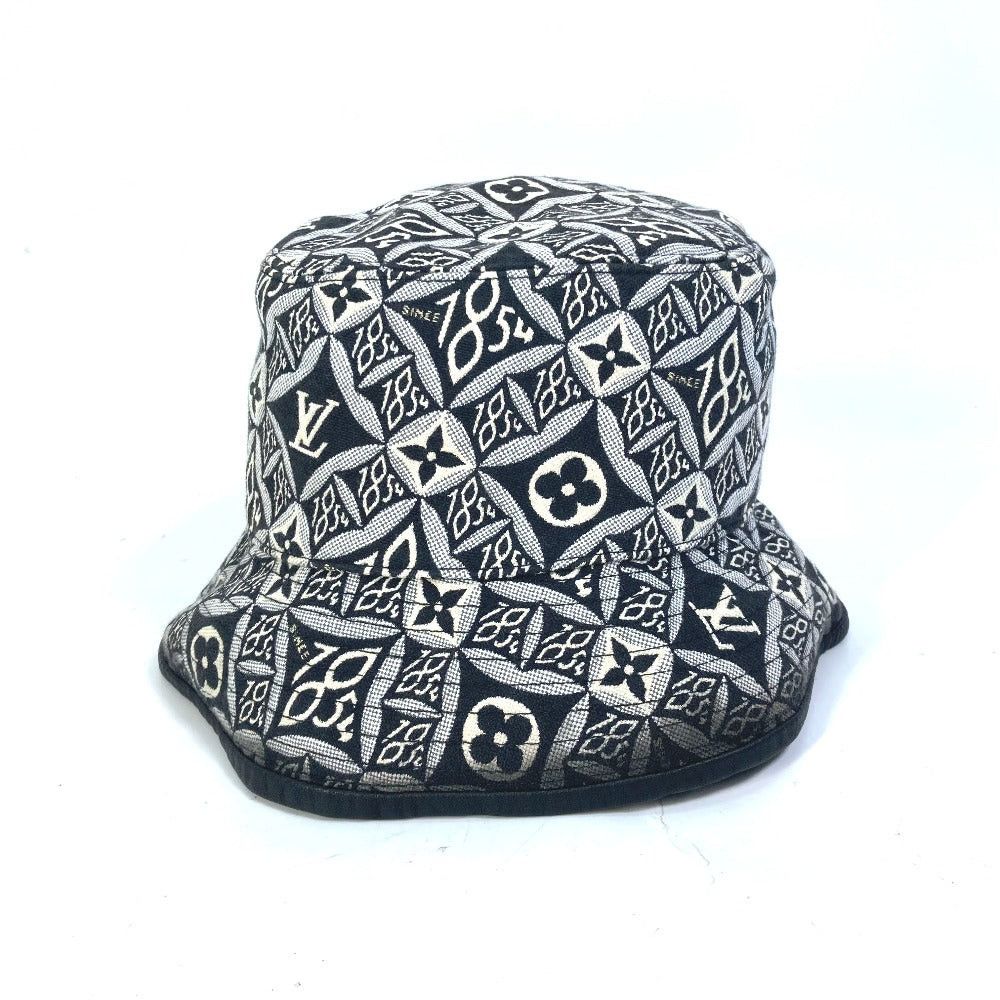 Louis Vuitton Louis Vuitton Mp2828 Since1854 Bob Bucket Hat Chapeau Cotton Women Black Size ONE SIZE - 1 Thumbnail