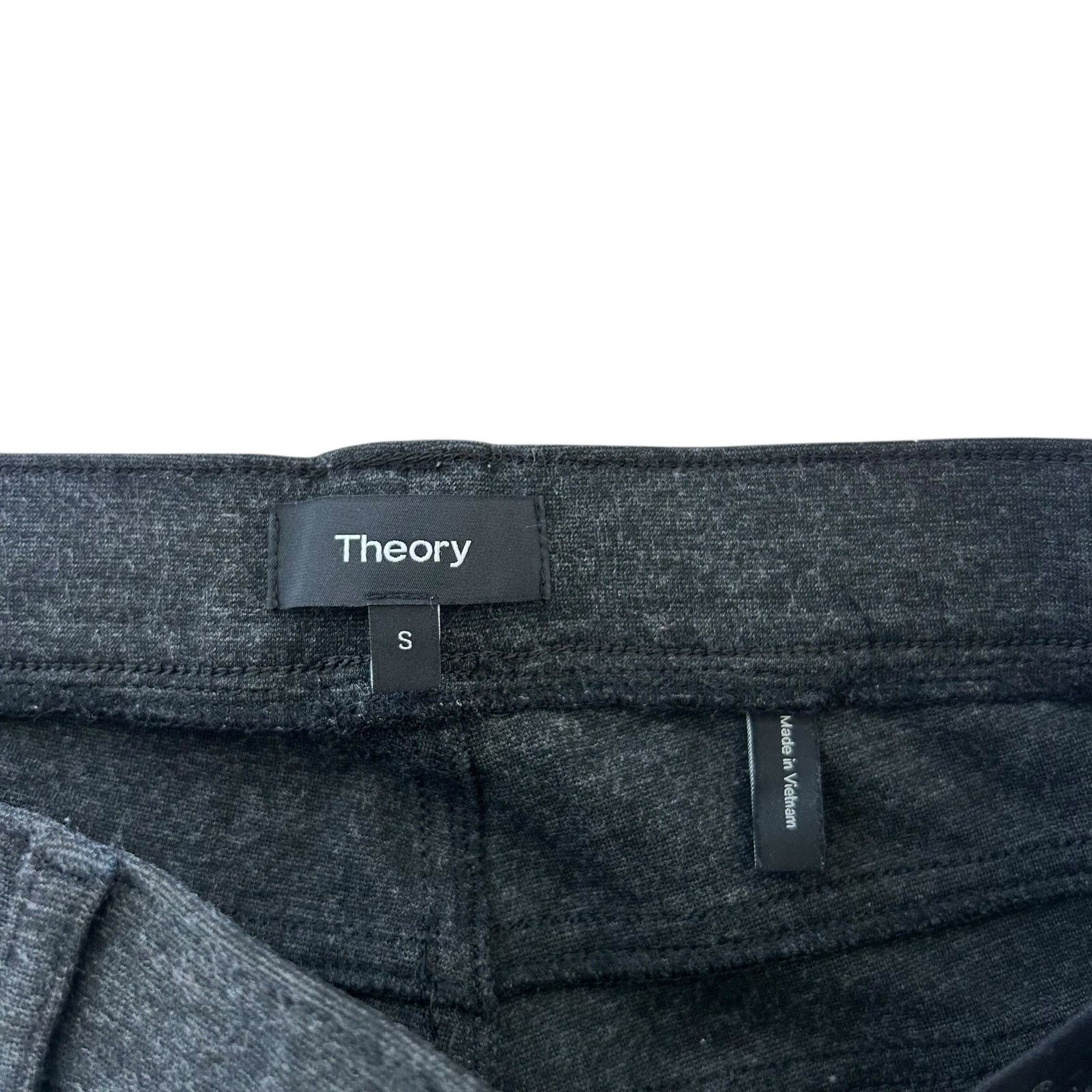 Theory Theory Gray Pull On Dress Pants Leggings Sz S Size 27" / US 4 / IT 40 - 2 Thumbnail