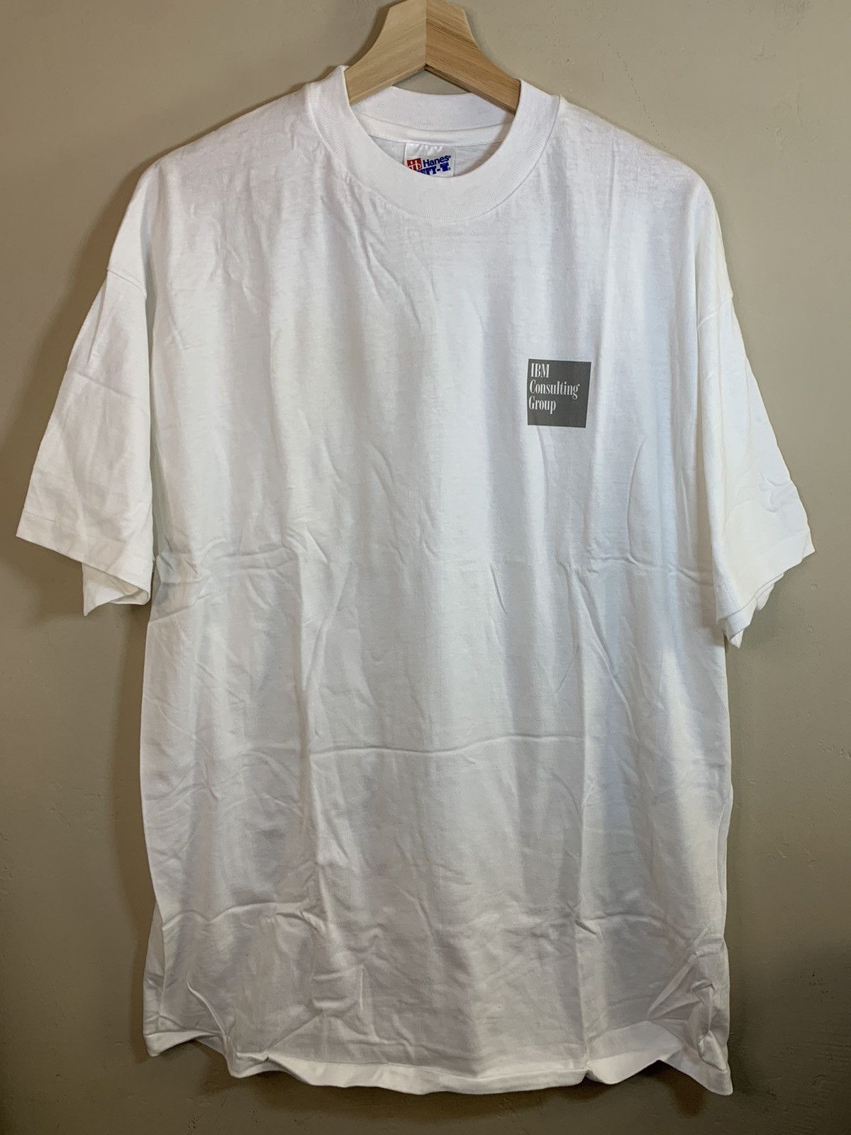 Vintage *RARE* Vintage 90s IBM Consulting Group Single Stitch Shirt Size US XL / EU 56 / 4 - 1 Thumbnail