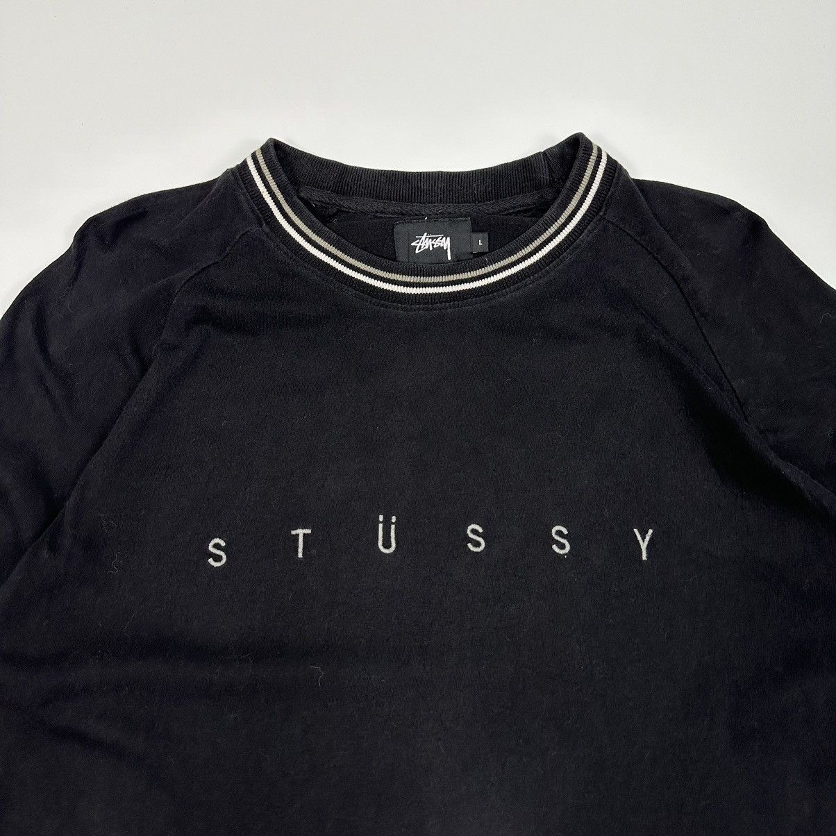 Stussy Stussy Long Sleeve Center Spellout Shirt A669 Size US M / EU 48-50 / 2 - 2 Thumbnail