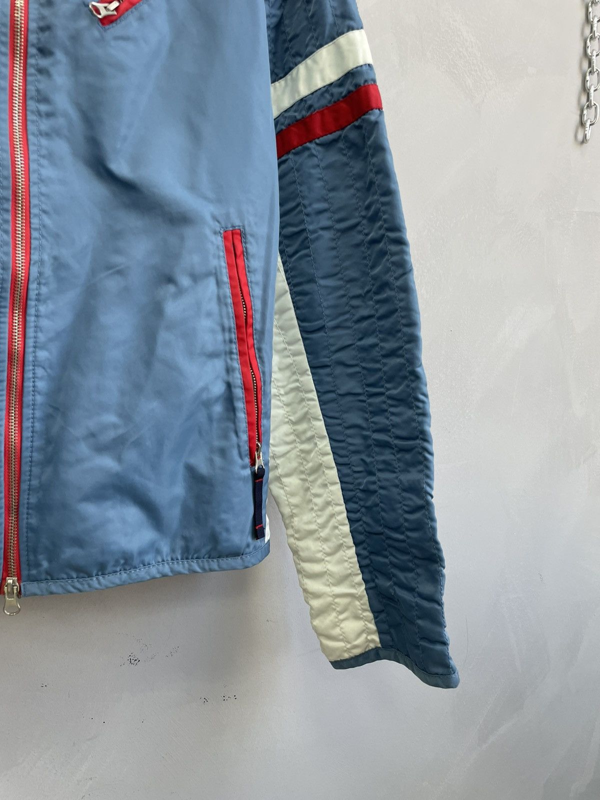 Energie Energie nylon racing moto jacket cropped y2k Size US XL / EU 56 / 4 - 4 Thumbnail