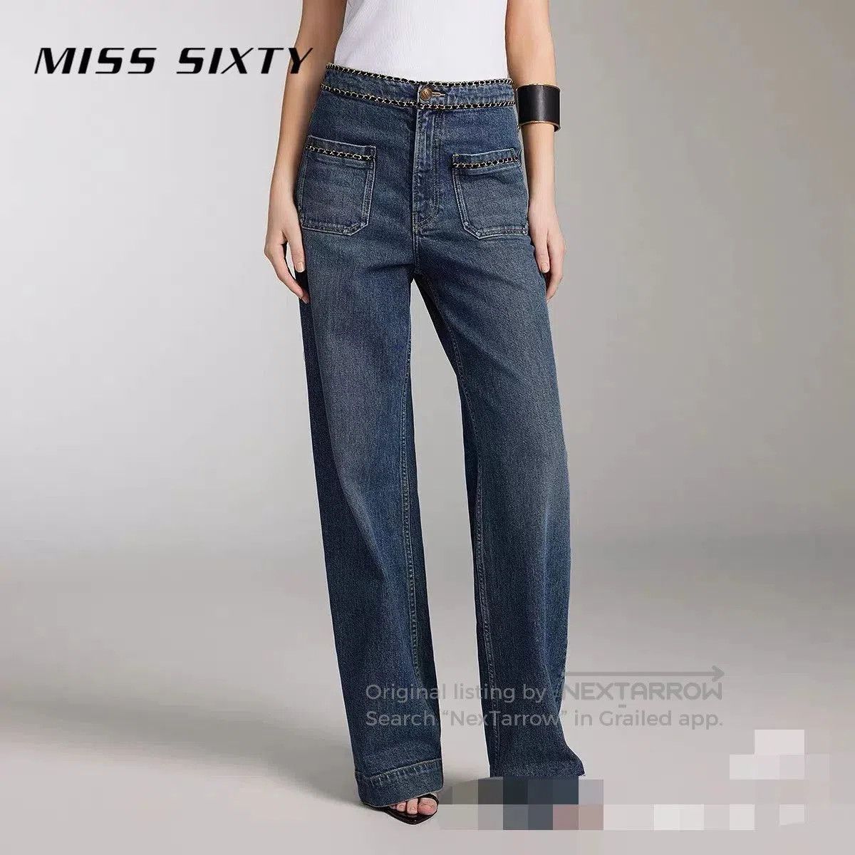 Miss Sixty Miss Sixty Straight Leg Jeans. Size 25" / US 0 / IT 36 - 1 Thumbnail
