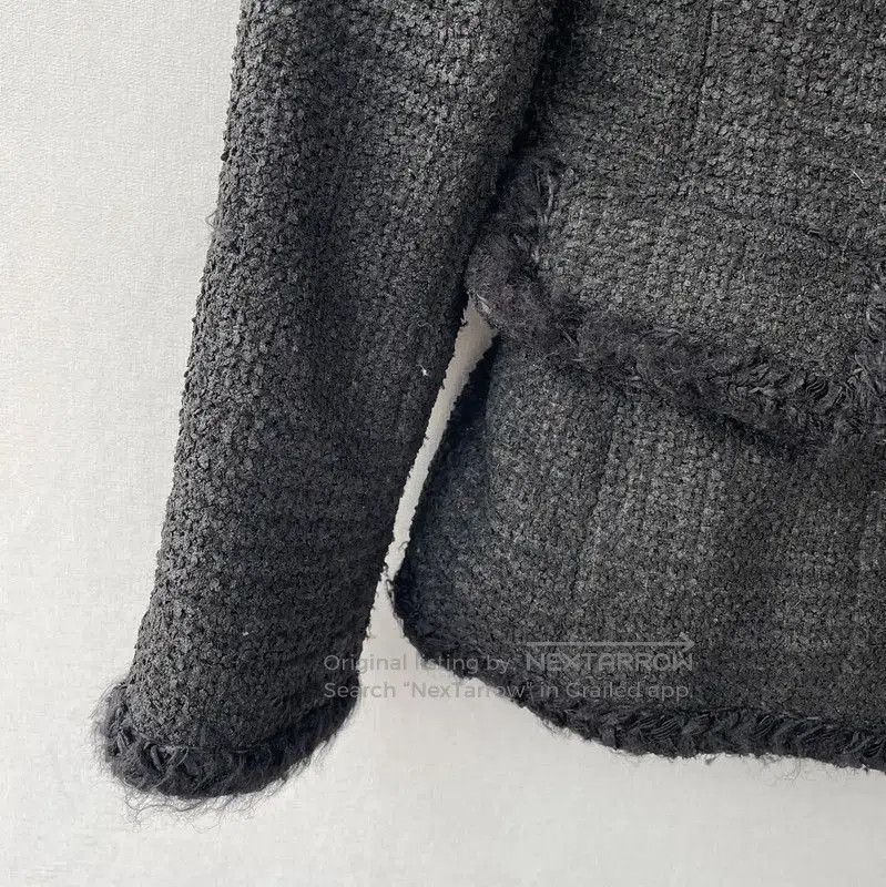 Chanel Chanel Black Women's Jacket Size S . Size S / US 4 / IT 40 - 5 Thumbnail