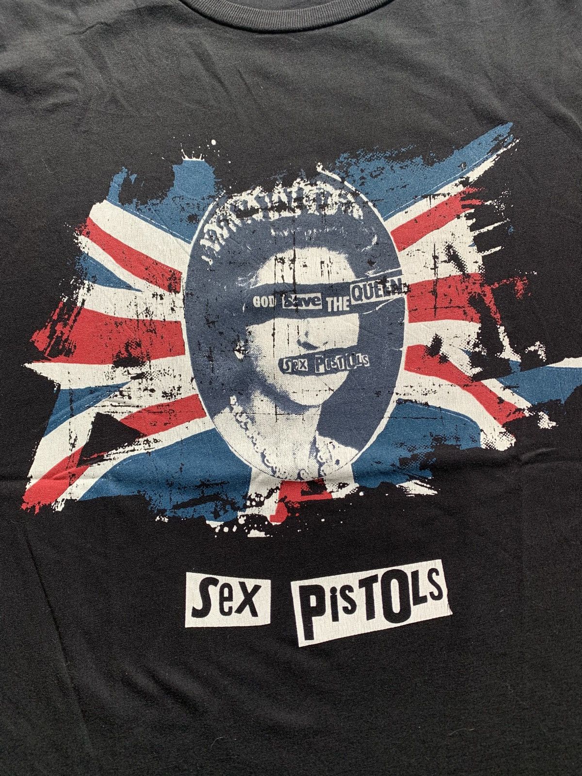Band Tees × Vintage SEX PISTOLS UK FLAG TSHIRT Size US L / EU 52-54 / 3 - 3 Thumbnail