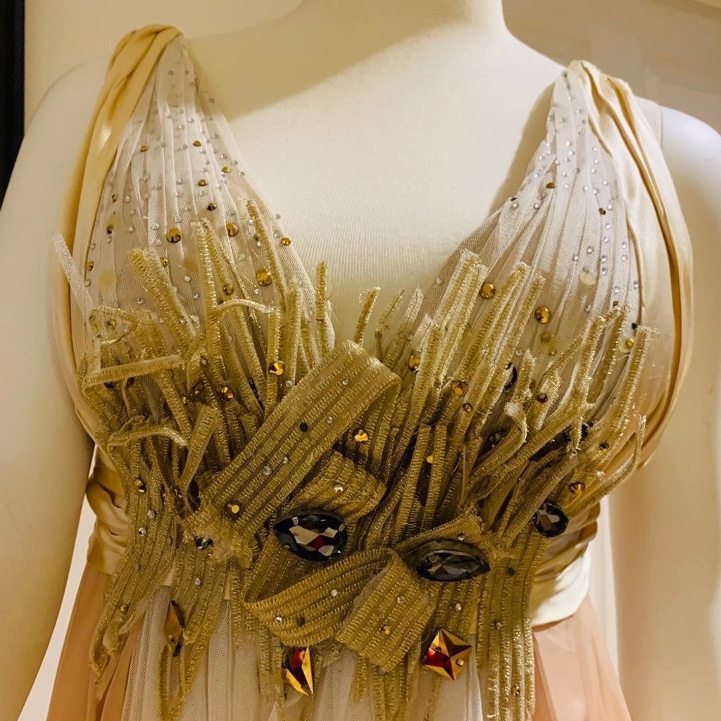 Other 💲💲SALE 💲💲Designer dress in beige size 40 Size S / US 4 / IT 40 - 5 Thumbnail