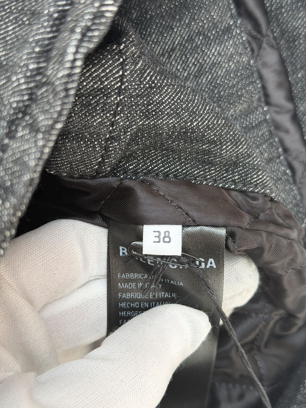 Balenciaga Balenciaga SS23 Mudshow Shrunk Racer Denim Jacket Size S / US 4 / IT 40 - 8 Thumbnail