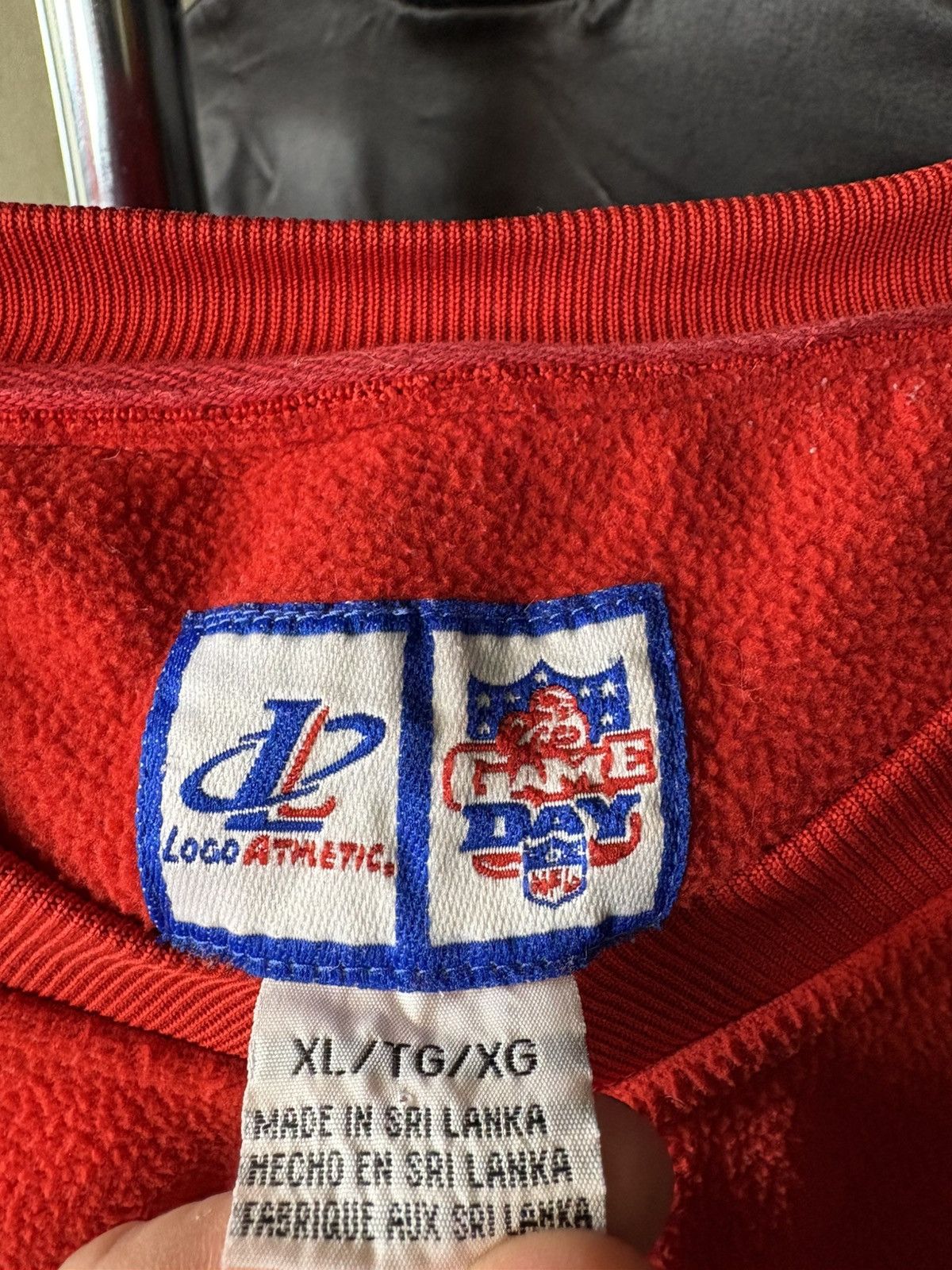 Logo Athletic × Vintage 1990’s Tampa Bay Buccaneers Logo athletic fleece pullover Size US XL / EU 56 / 4 - 3 Thumbnail