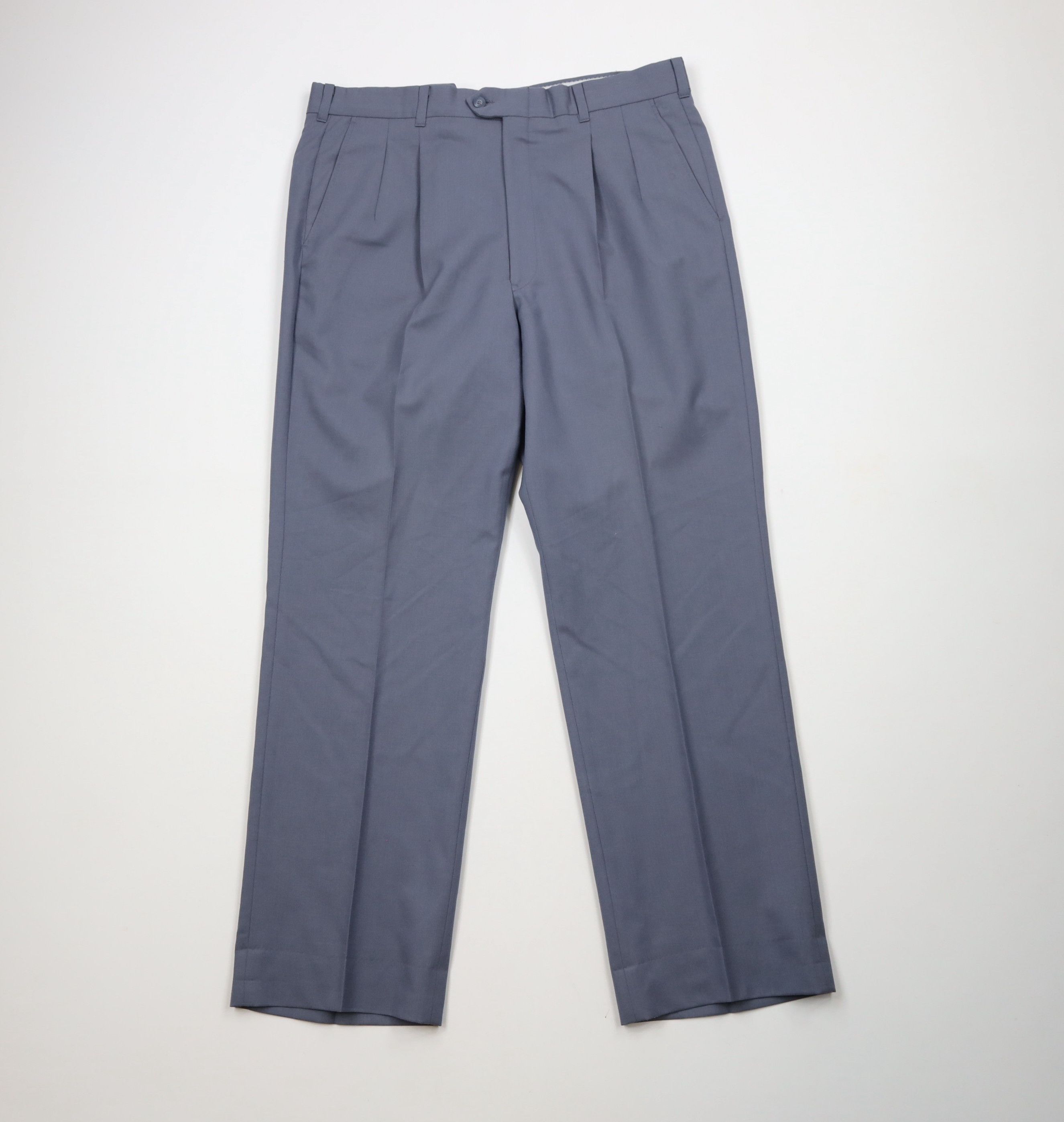 Vintage Vintage 70s Streetwear Herringbone Wide Leg Chino Pants USA Size US 36 / EU 52 - 1 Thumbnail