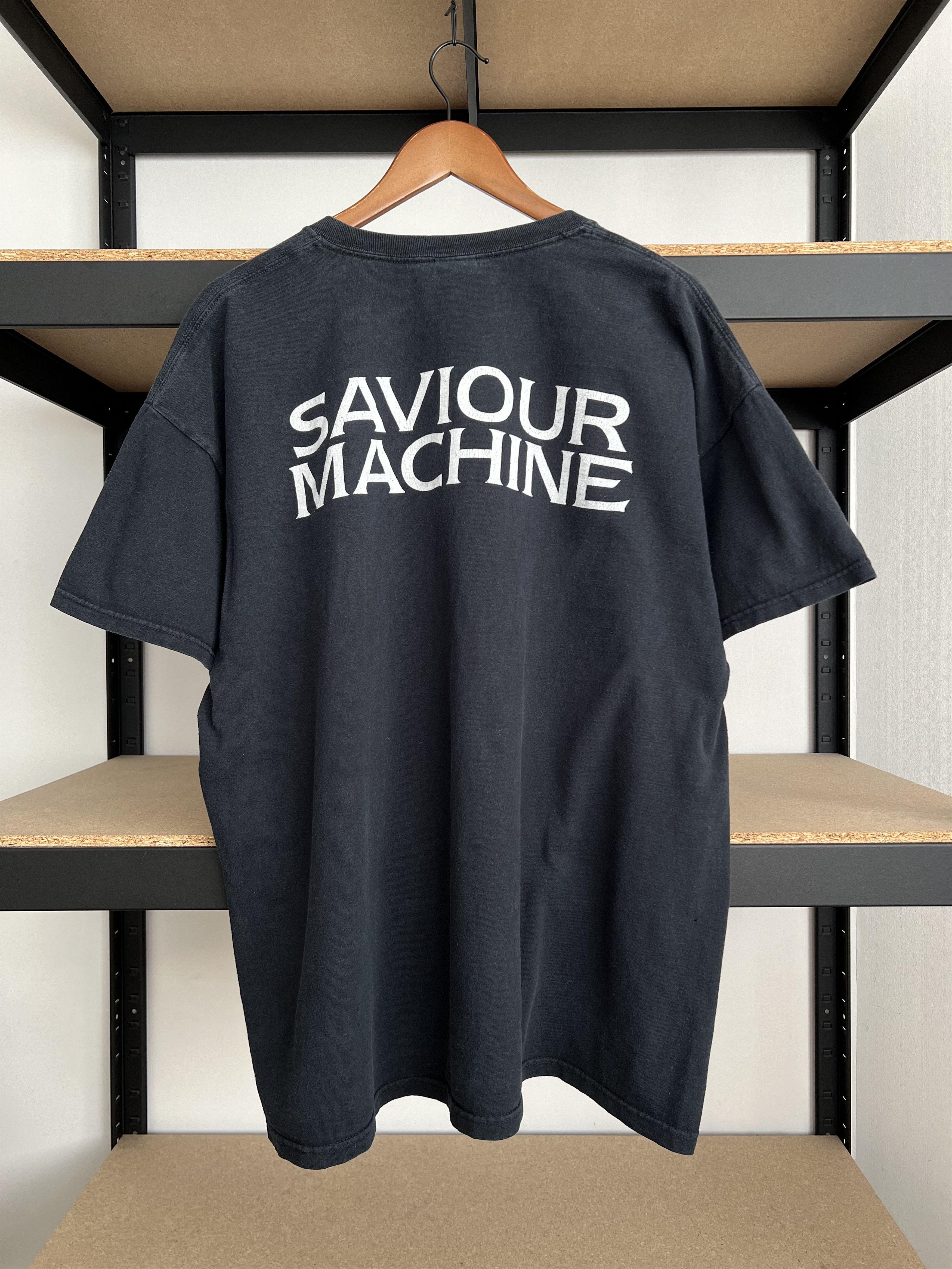 Band Tees Vintage 2000s Saviour Machine Gothic Metal Band Black Tshirt Size US XXL / EU 58 / 5 - 4 Thumbnail