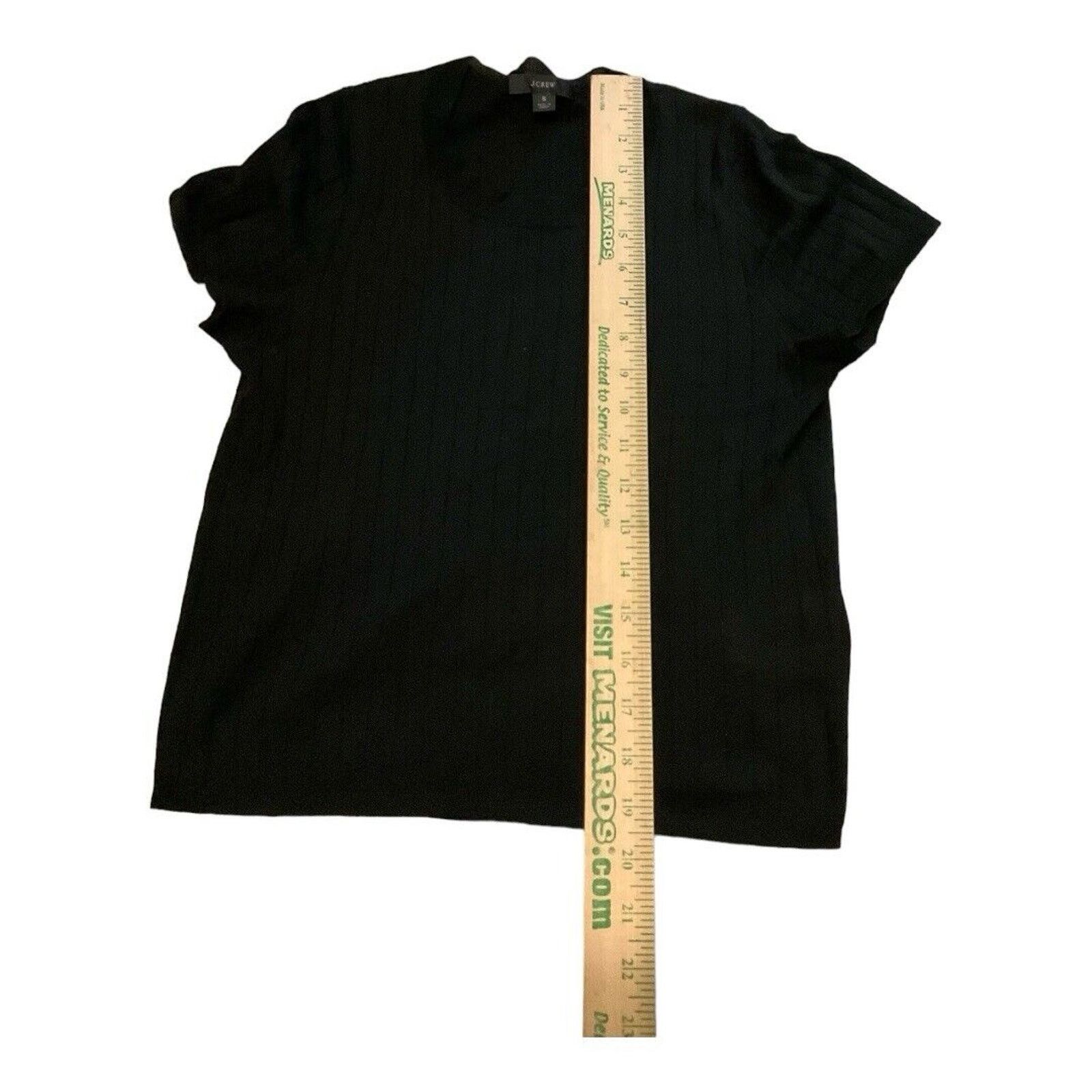 J.Crew J Crew Silk-blend cropped T-shirt Size S / US 4 / IT 40 - 4 Thumbnail