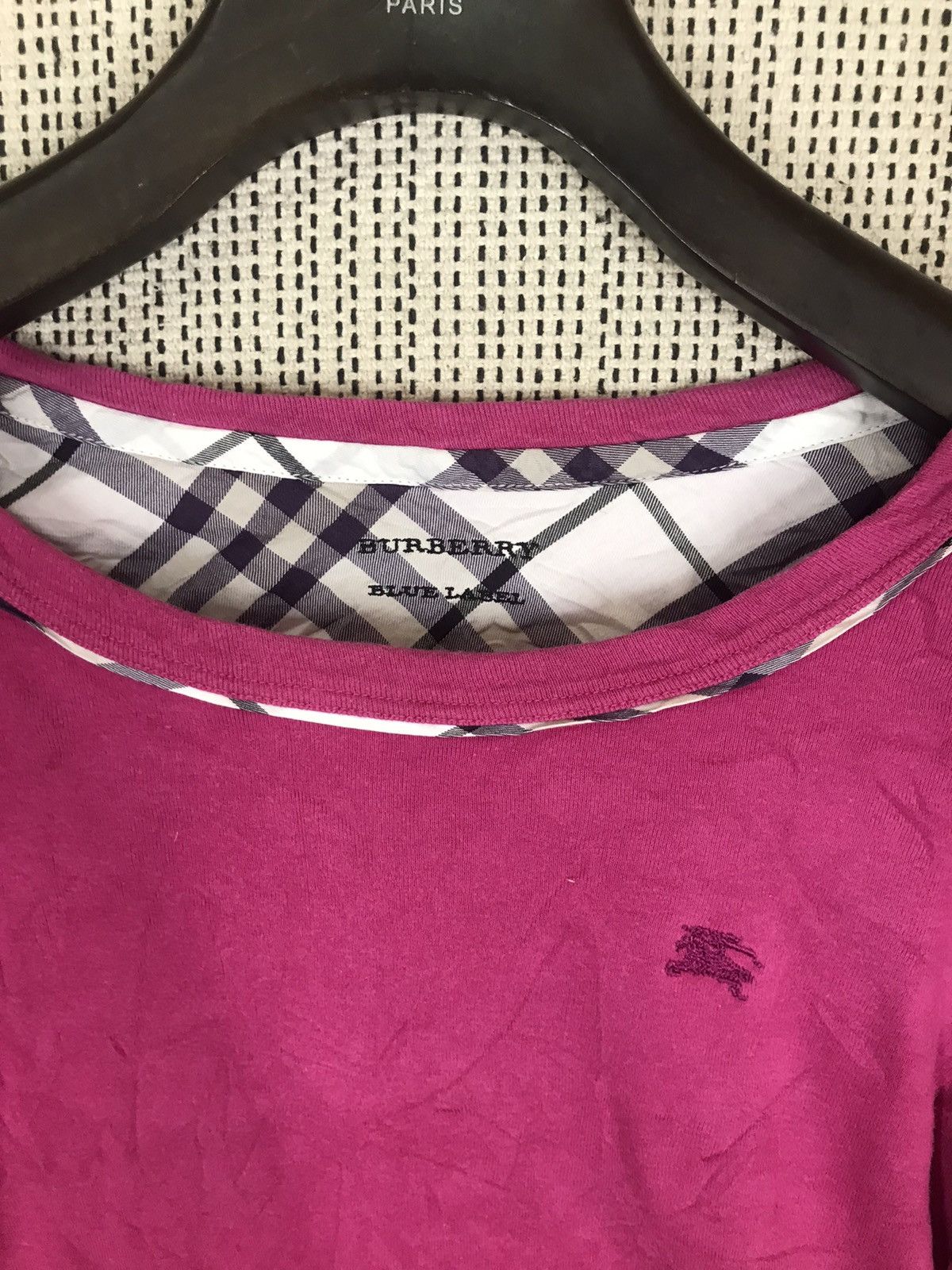 Burberry ‼️BURBERRY BLUE LABEL NOVACHECK LONGSLEEVE TSHIRT‼️ Size S / US 4 / IT 40 - 2 Thumbnail