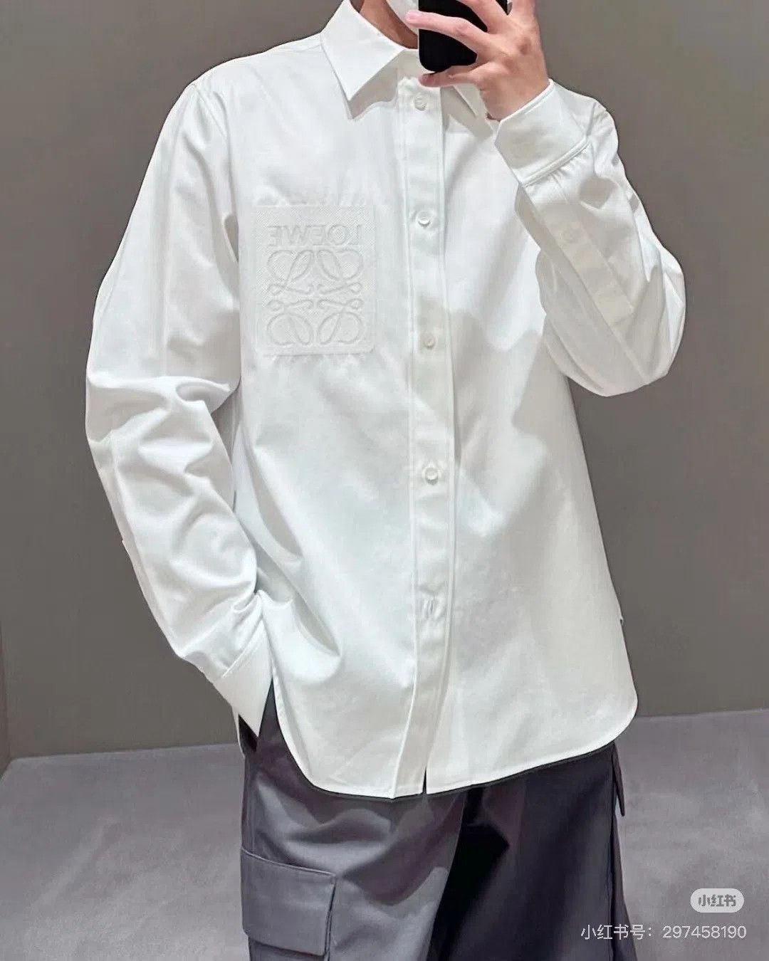 Loewe Loewe Men's White Shirt. Size US M / EU 48-50 / 2 - 6 Thumbnail