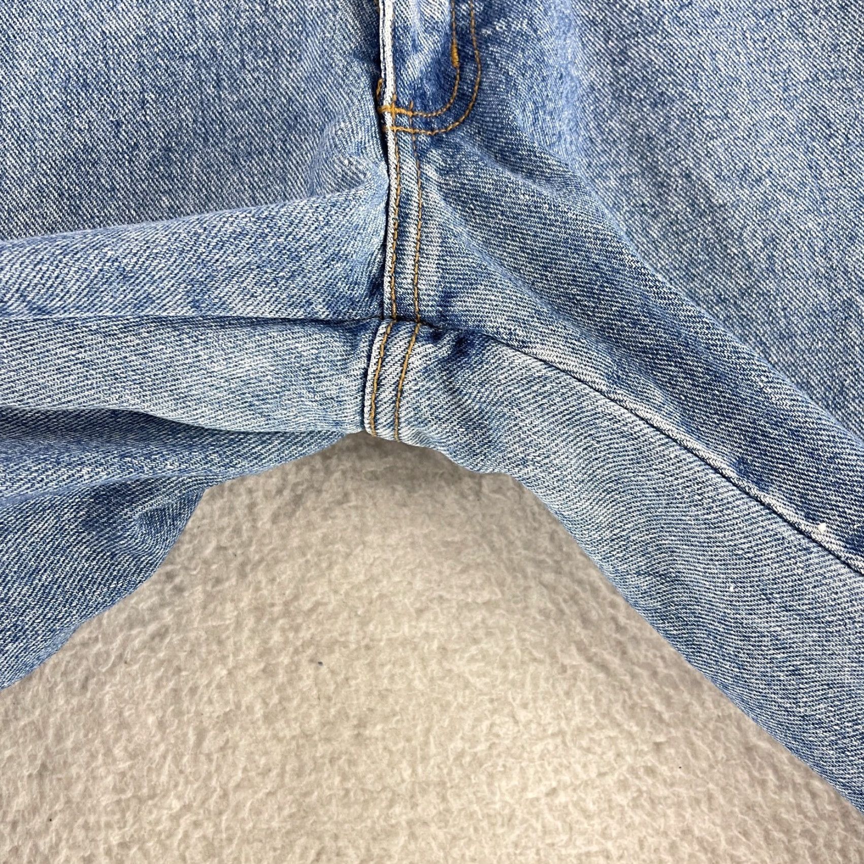 Denime VINTAGE Just USA Jeans Womens Size 5 Blue Denim Flare Leg Mid-Rise United States 80s 90s Bohemian Size 27" / US 4 / IT 40 - 6 Thumbnail