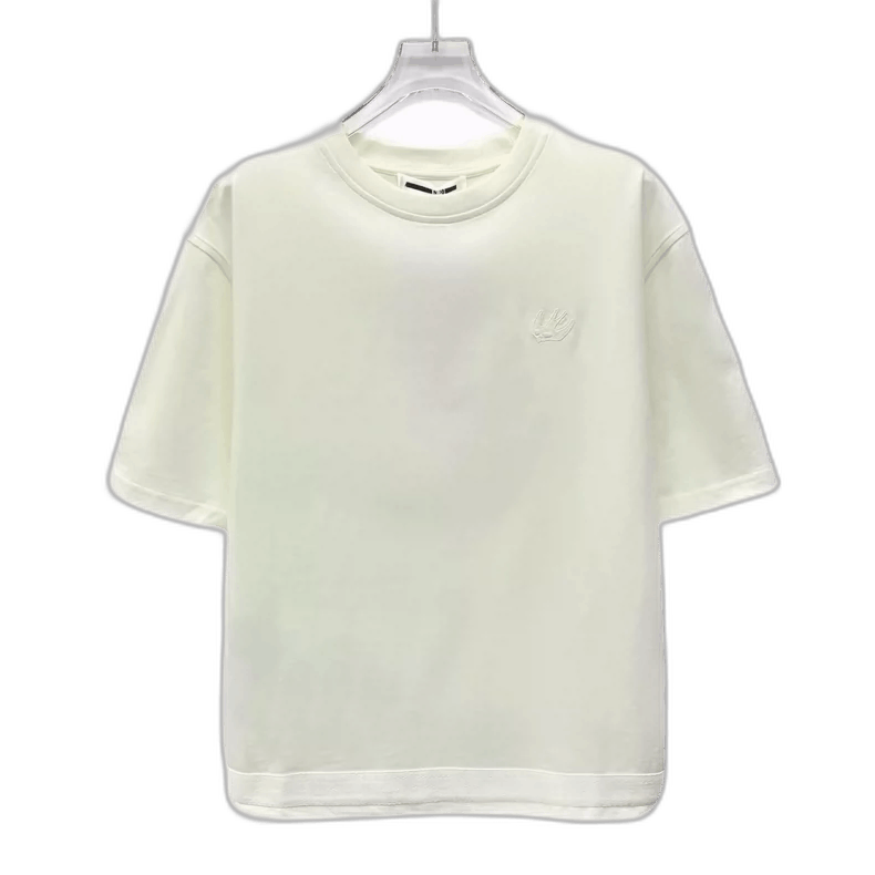 Alexander McQueen Alexander McQueen White Swallow Embroidered T-Shirt Size S / US 4 / IT 40 - 1 Thumbnail