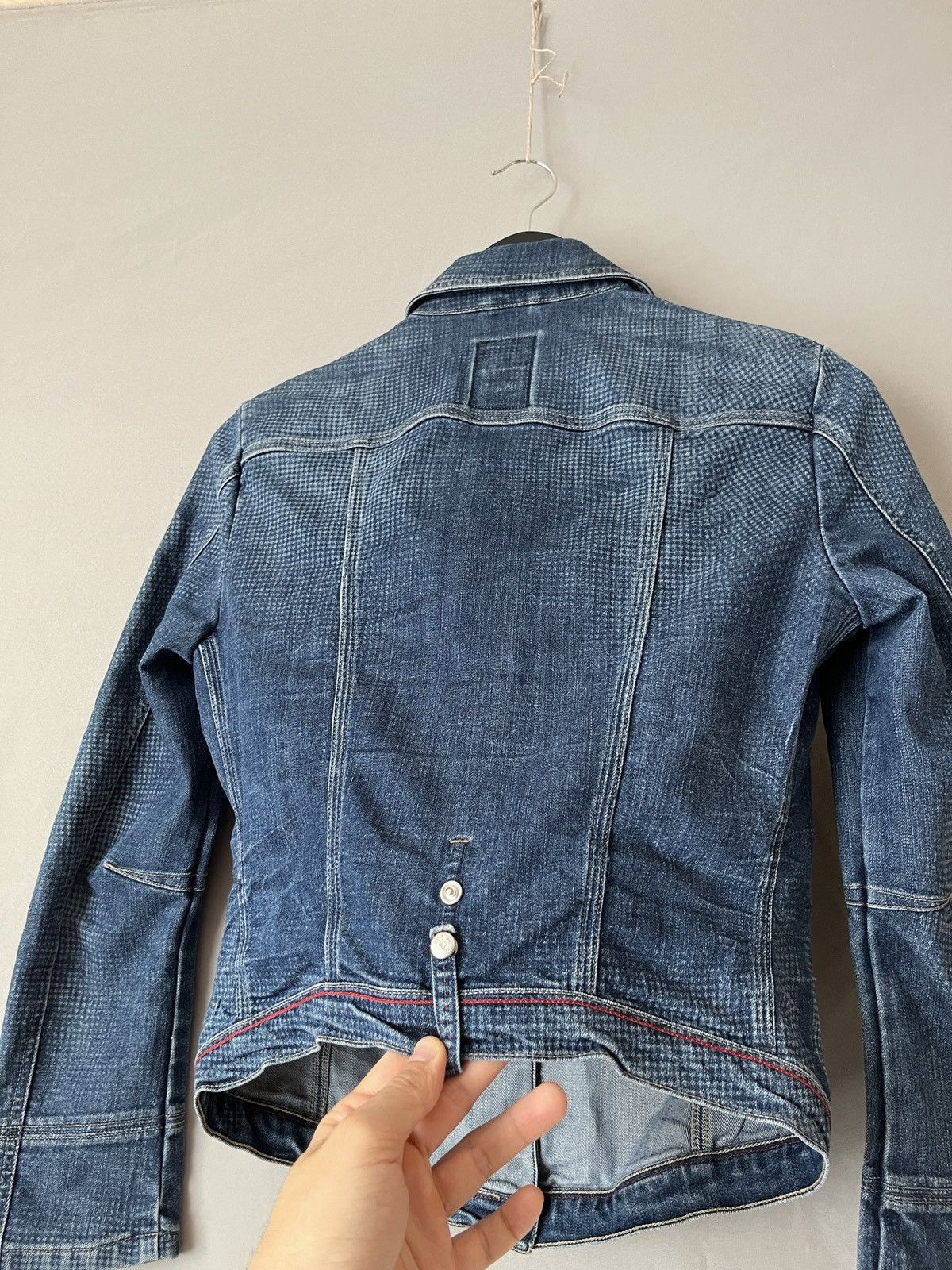 Marithe + Francois Girbaud Marithe Francois Girbaud Denim Trucker Jacket Size S / US 4 / IT 40 - 10 Thumbnail