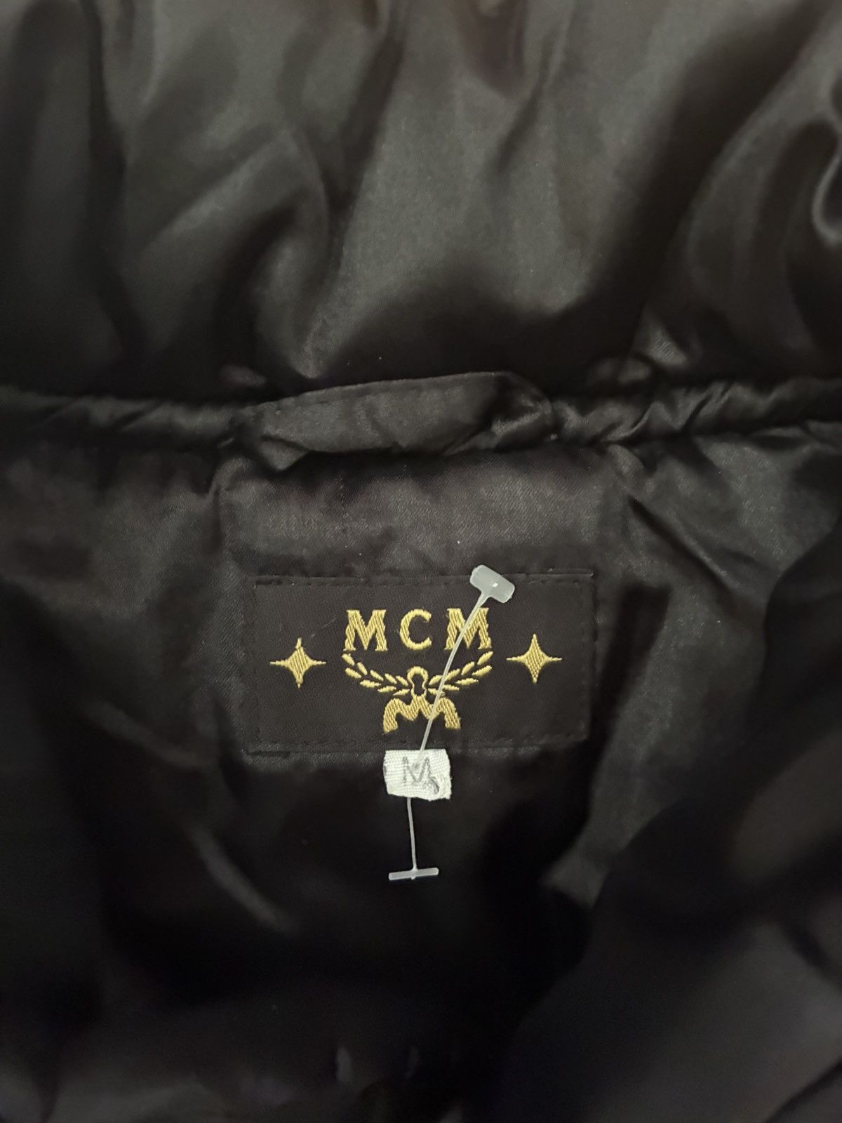 MCM VINTAGE MCM EMBROIDERED LOGO PUFFER VEST -- SIZE M Size US M / EU 48-50 / 2 - 7 Thumbnail