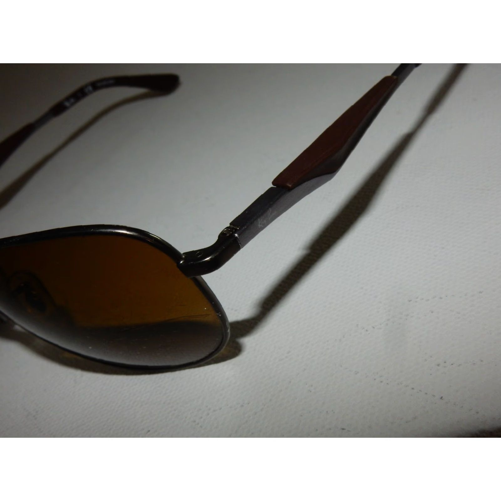 Vintage VINTAGE Ray-Ban Sunglasses Aviator Men Brown Italy 59mm Size ONE SIZE - 5 Thumbnail